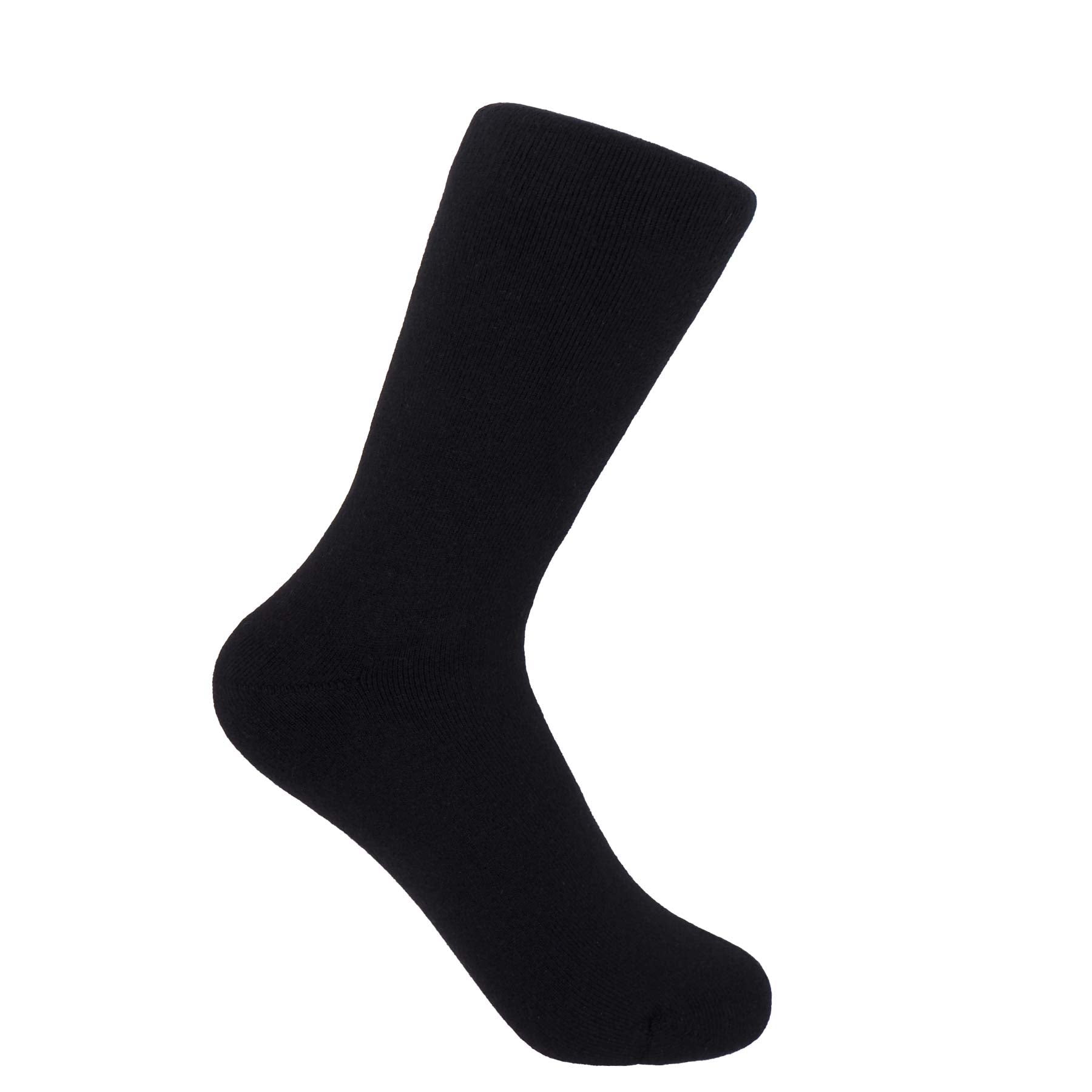 Plain Women's Bed Socks - Black by Peper Harow