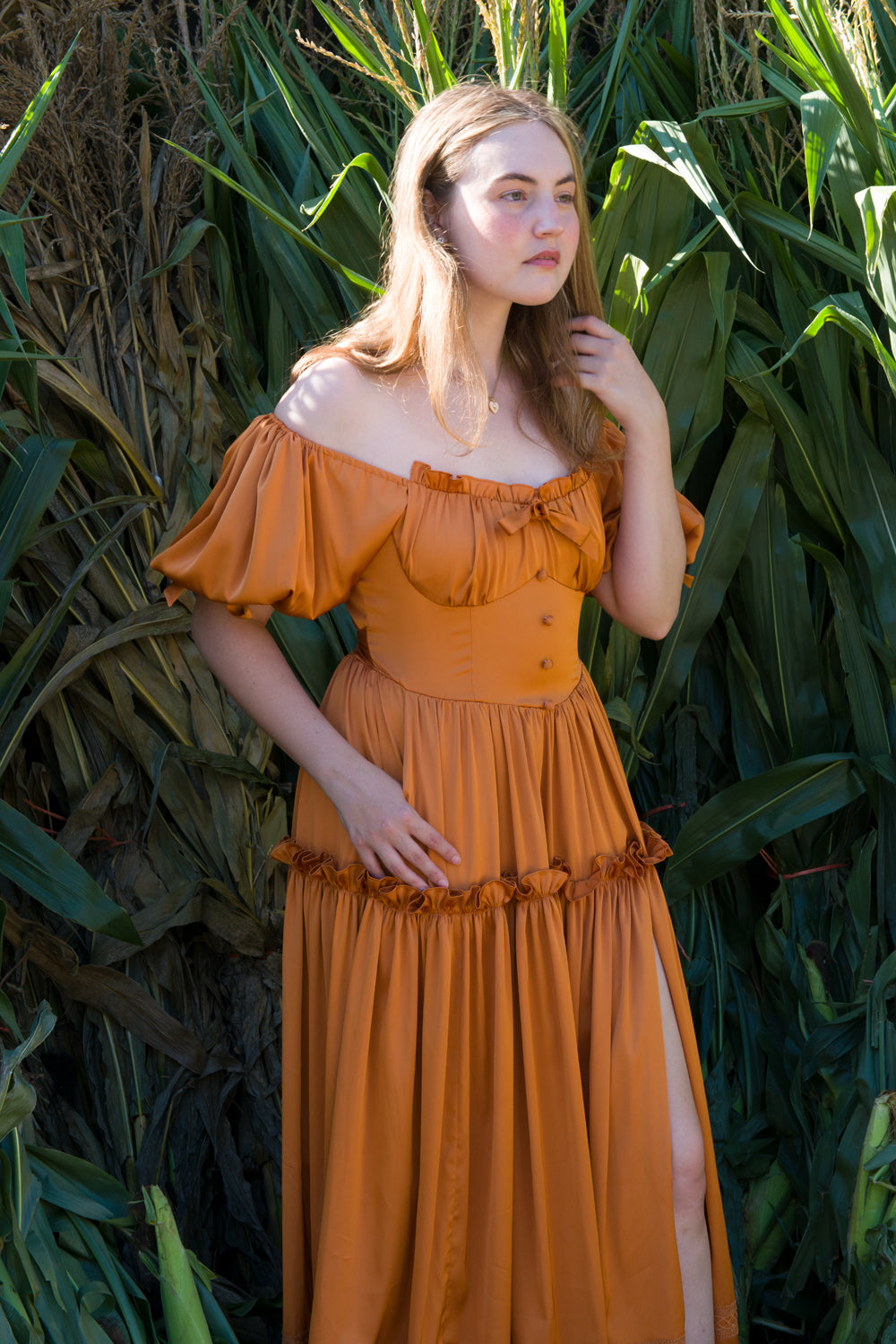 Pumpkin Spice Goddess Gown by Miss Candyholic