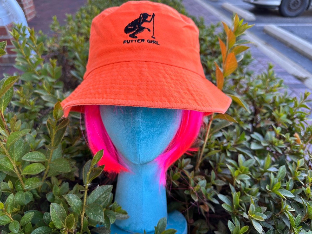 Neon Bucket Hats - Orange by Putter Girl