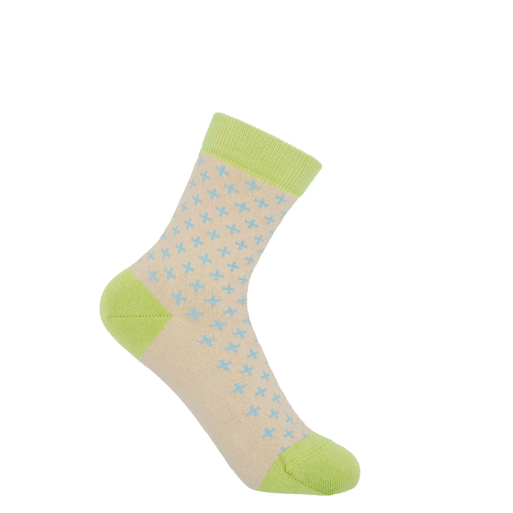 Crosslet Women's Socks - Beige by Peper Harow
