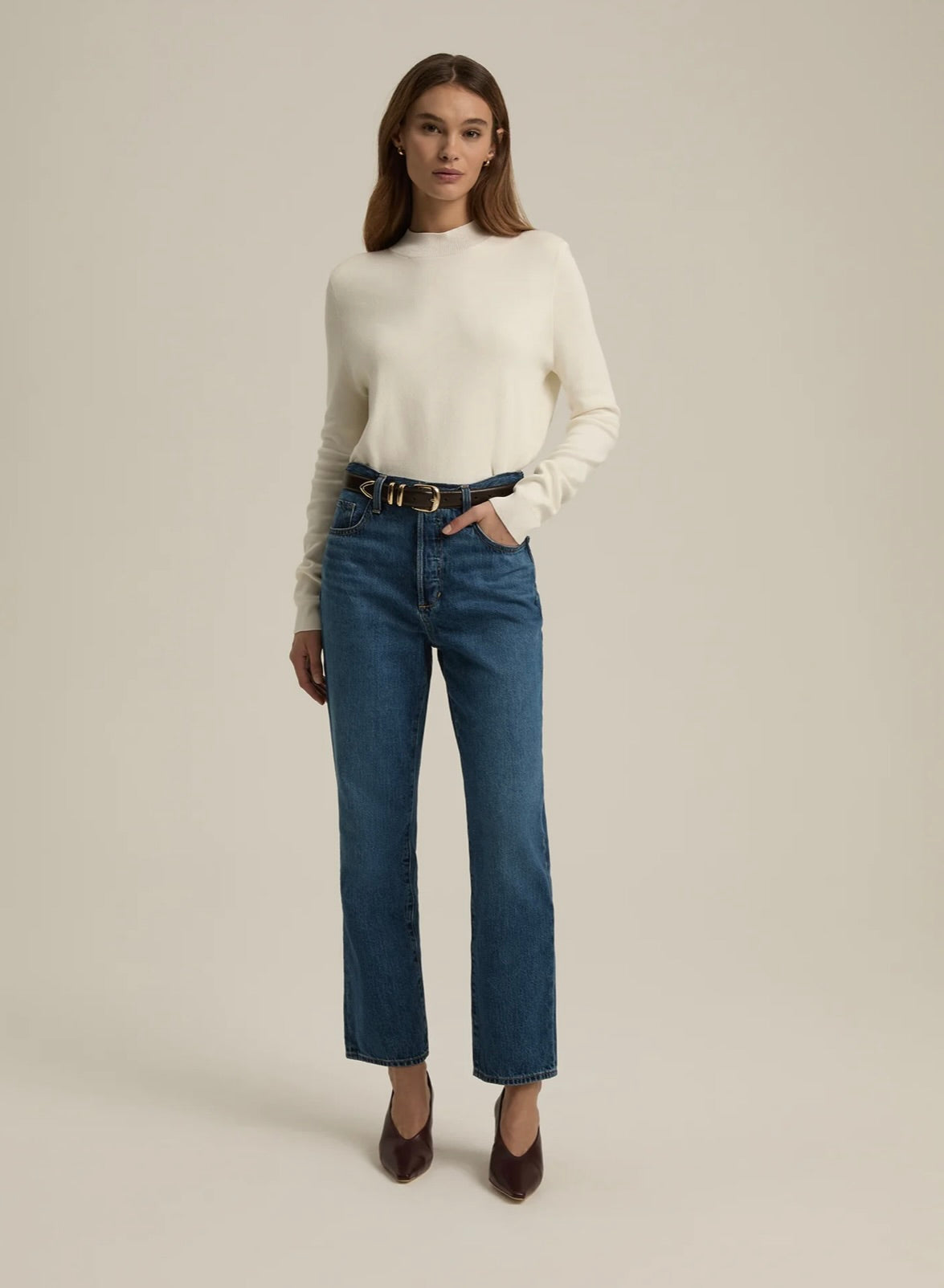 The Otto High Rise Boyfriend Ankle Jean by Sierra Deene