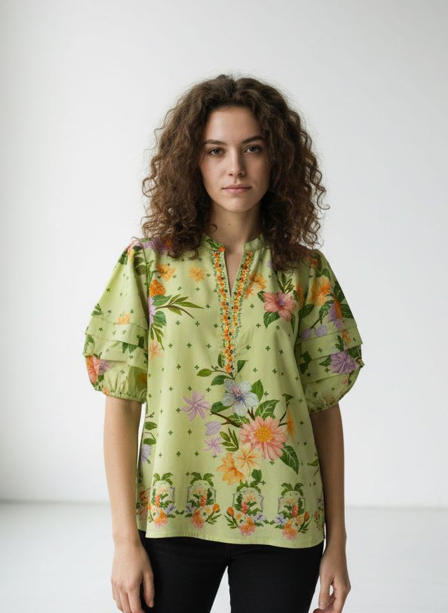 MINT SERENADE RAYA TOP by Maude Vivante