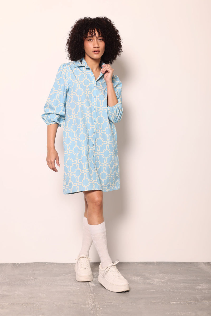 CAROLINA BLUE AVA DRESS by Maude Vivante
