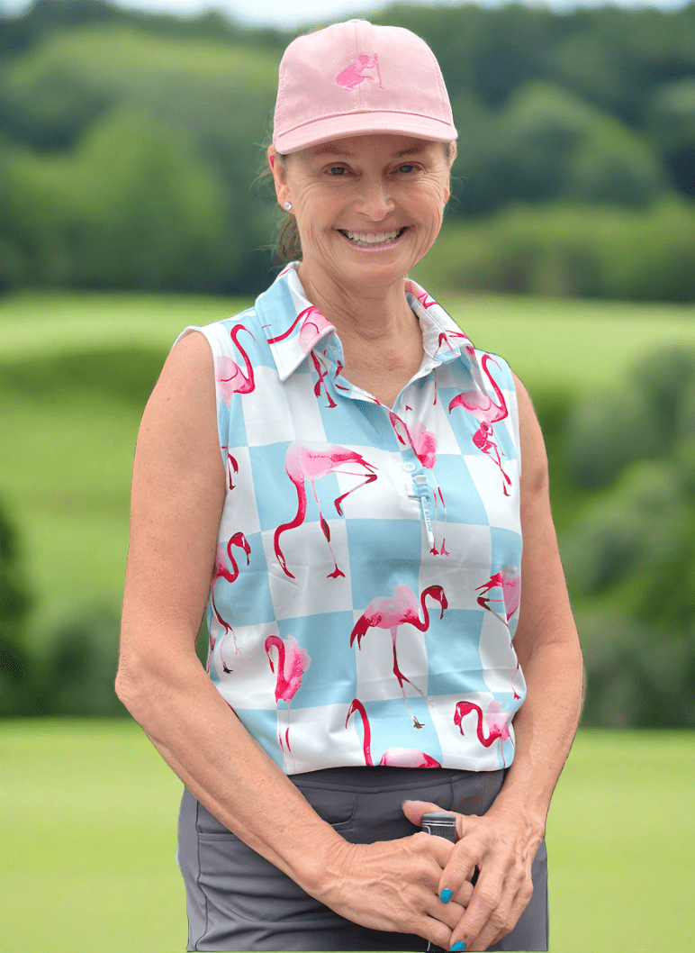 Funky Flamingo Shirt by Putter Girl