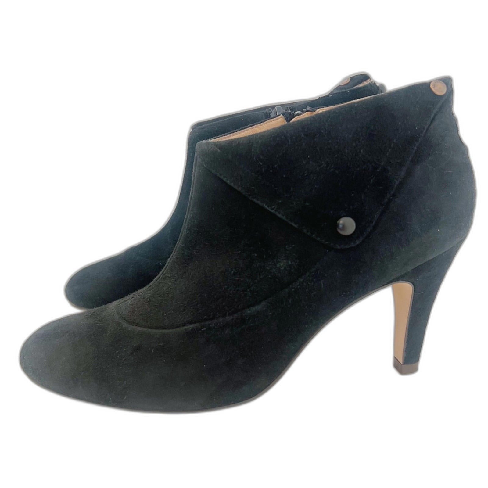 Ted Baker Black Suede Stiletto Ankle Boots Booties Women's Size 7 by Hot Girl Secondhand