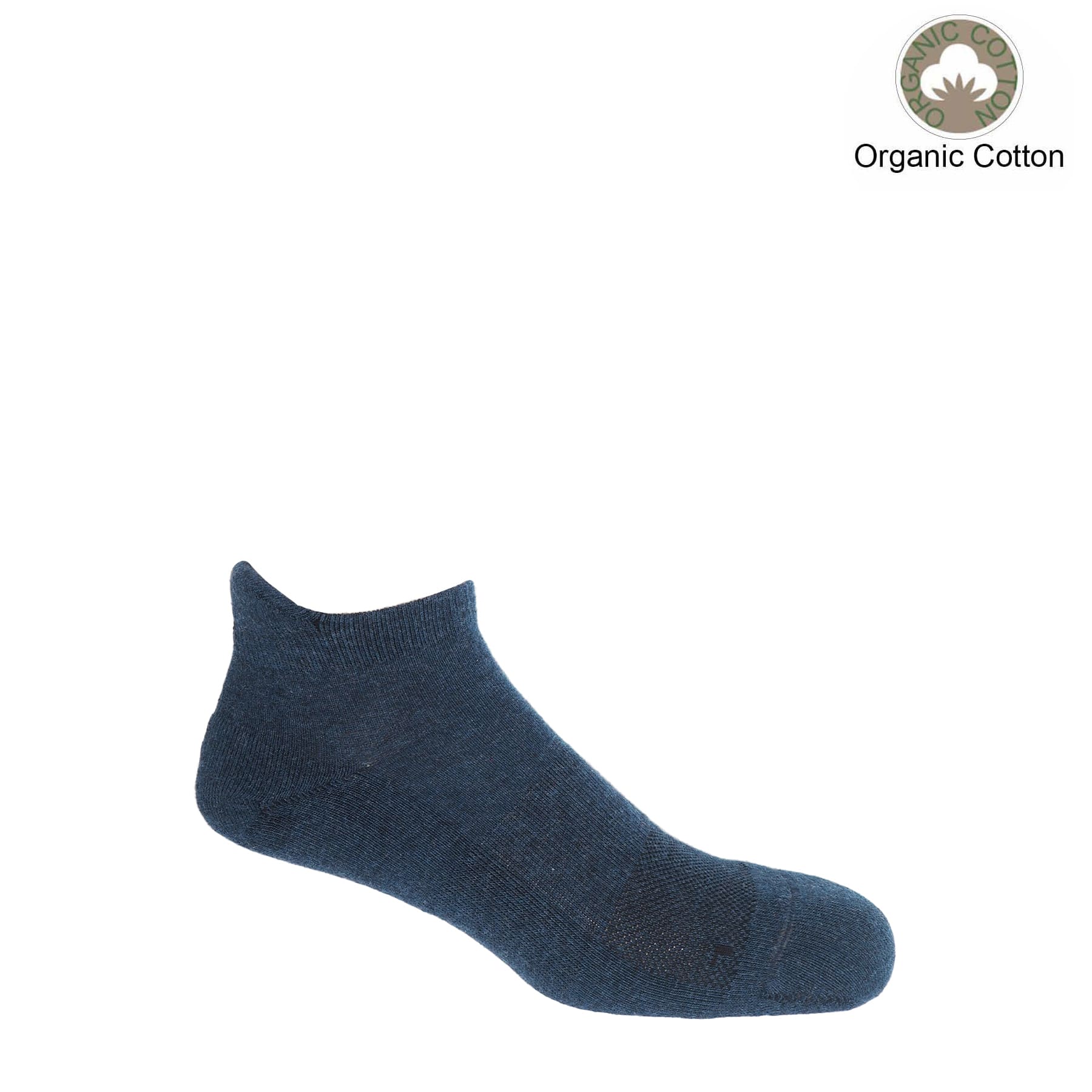 Organic Men's Trainer Sport Socks - Navy by Peper Harow