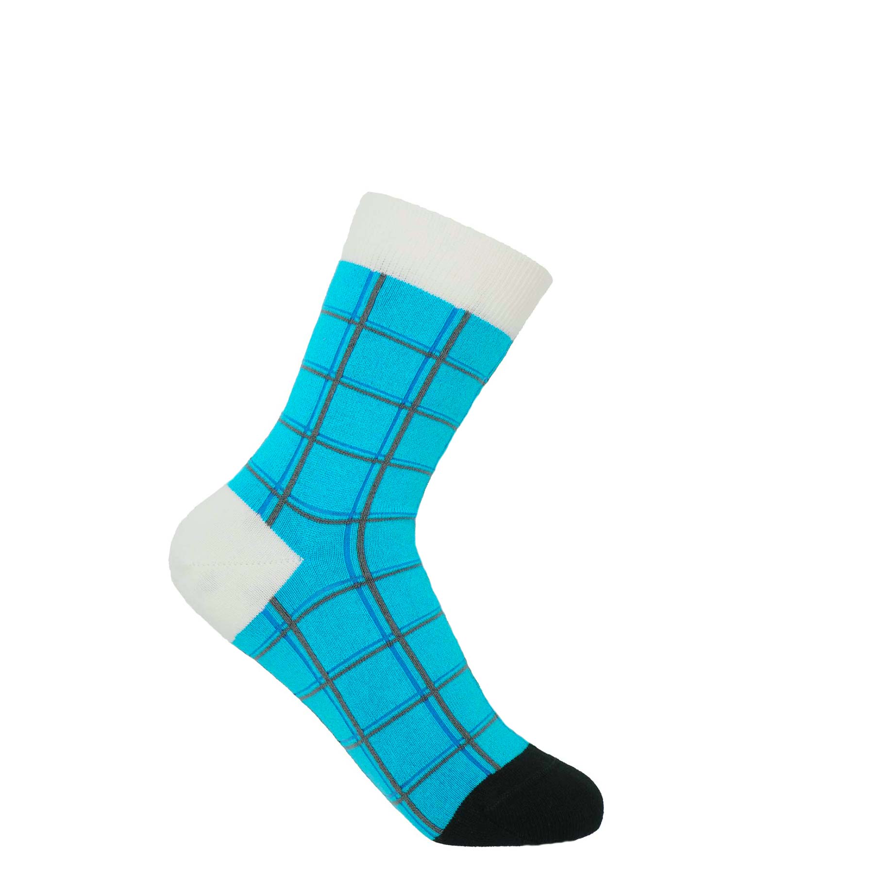 Grid Women's Socks - Aqua by Peper Harow