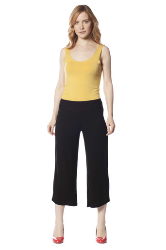 Modal Cropped Comfy Pants by A to Z Tees