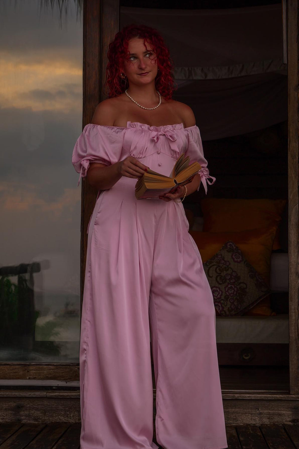 Rose Goddess Jumpsuit by Miss Candyholic