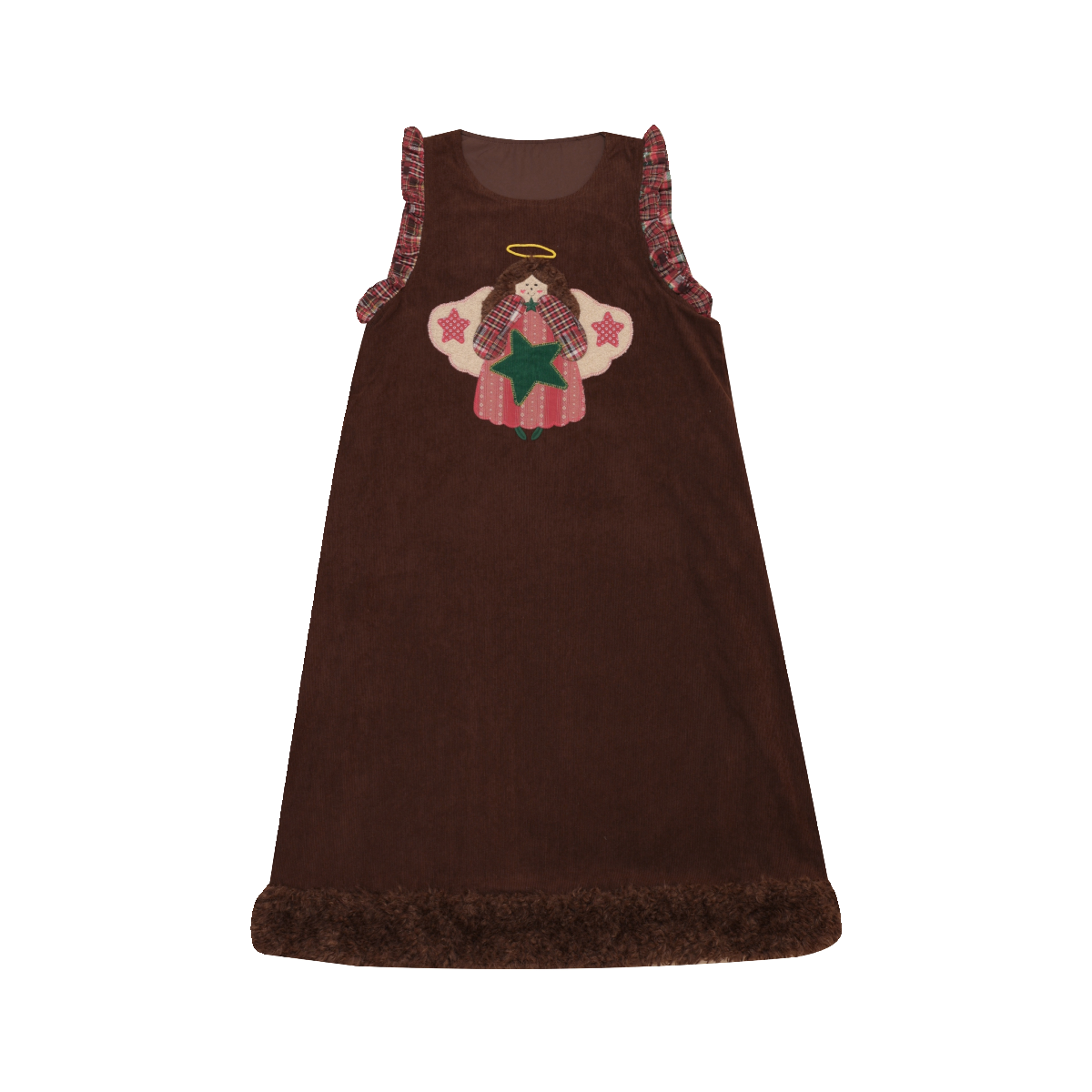 KidCore Brown Sleeveless Dress | SemenCoicis Nostalgic Childhood Fashion by Land Decora