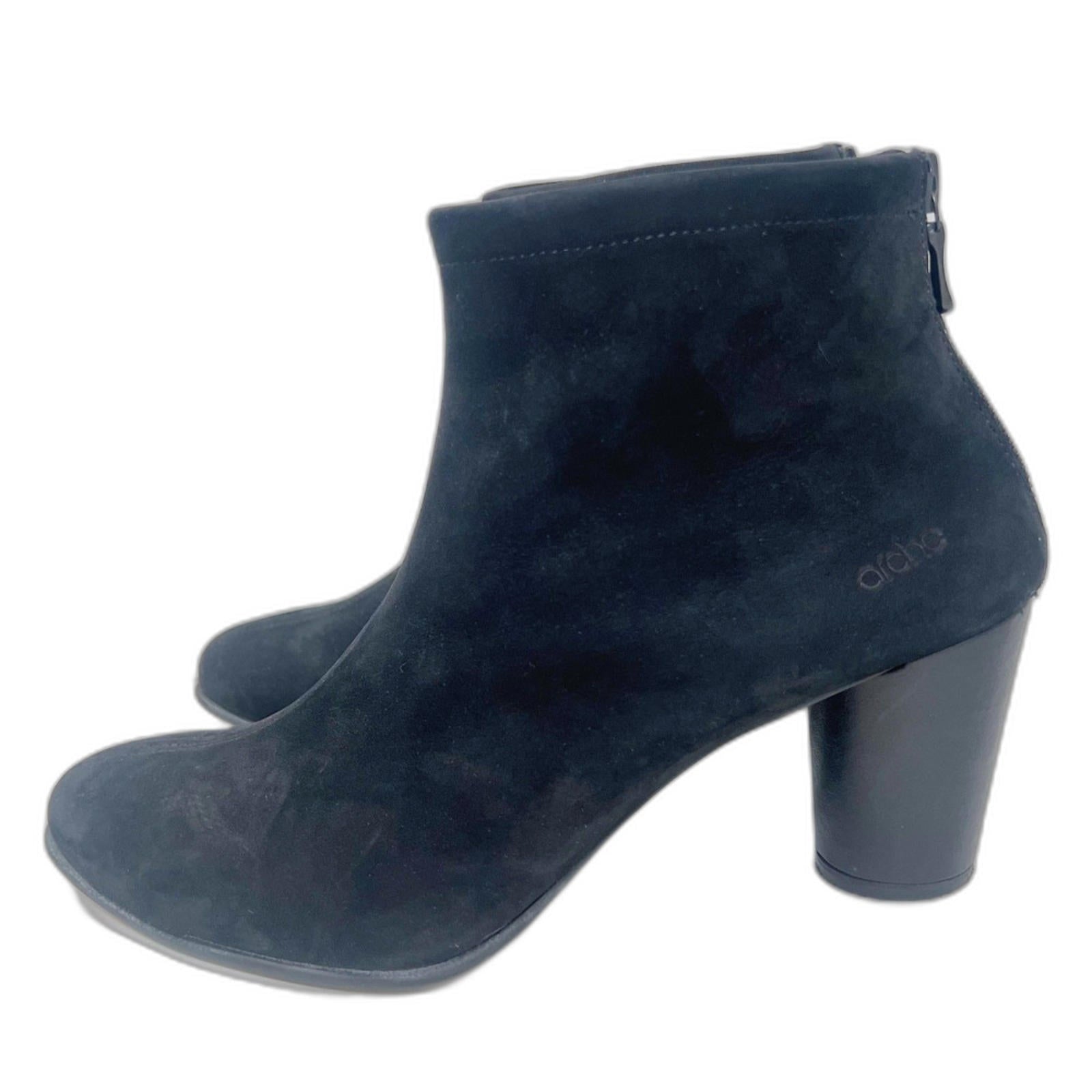 Arche Kleri Black Suede Leather Ankle Boots Booties Women's Size 40 EU by Hot Girl Secondhand