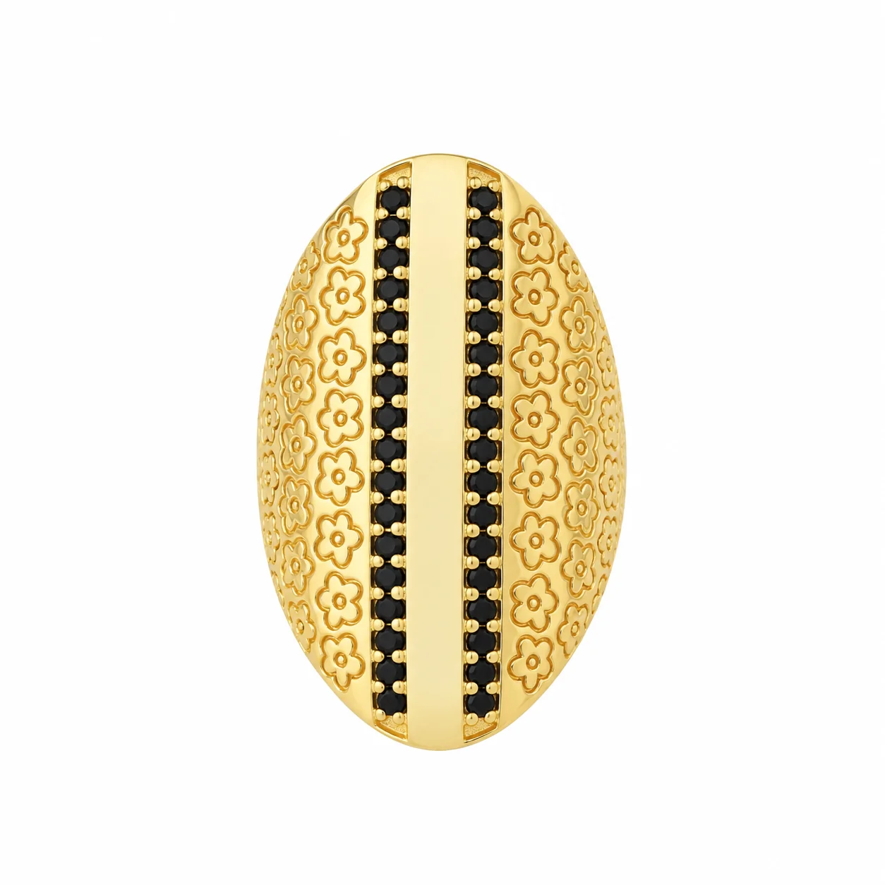18k Gold Vermeil Eclipse Flower Ring by OGE Jewelry