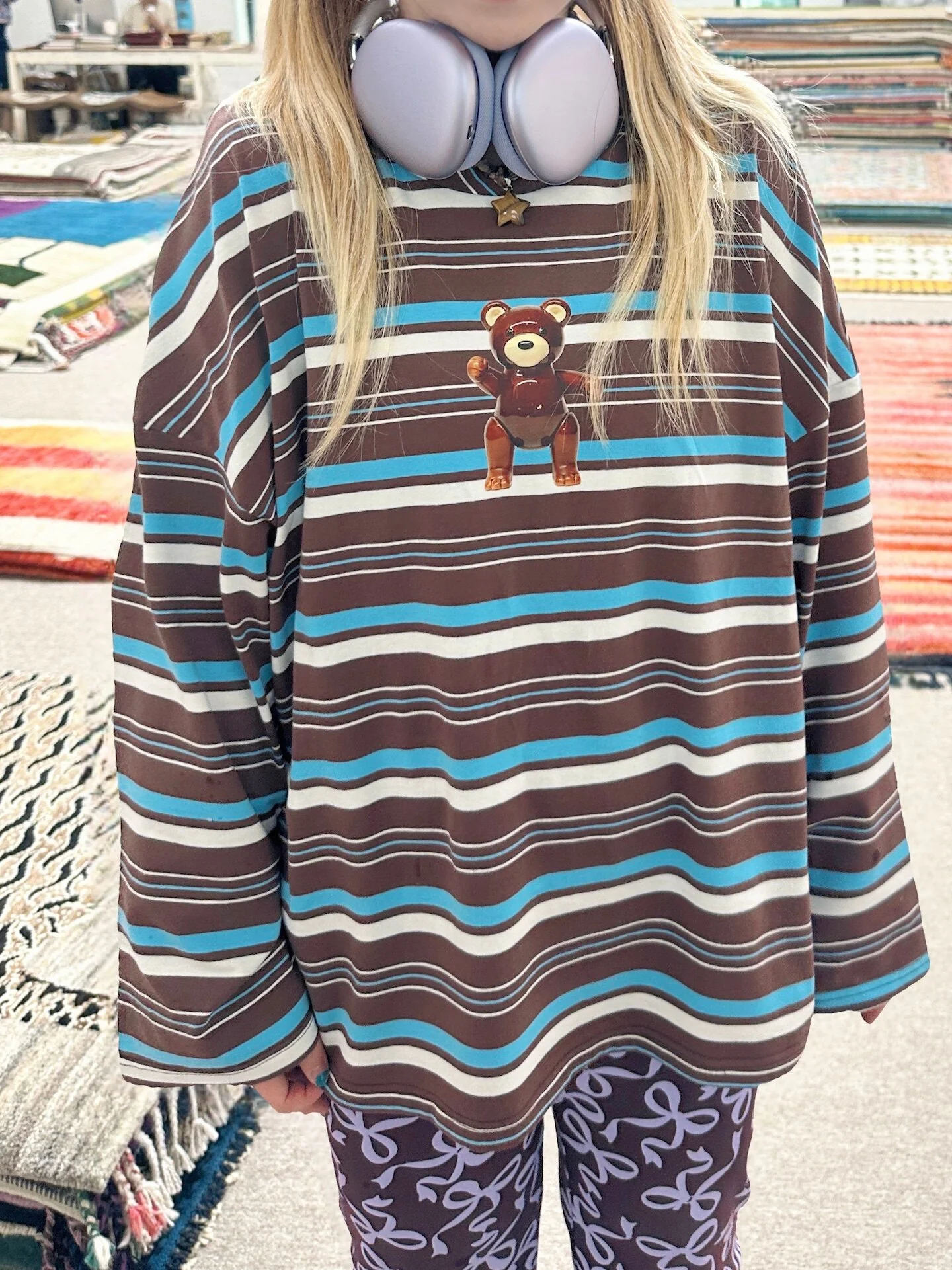 Vintage Striped T-Shirt - BunnyBunnyGun by Land Decora