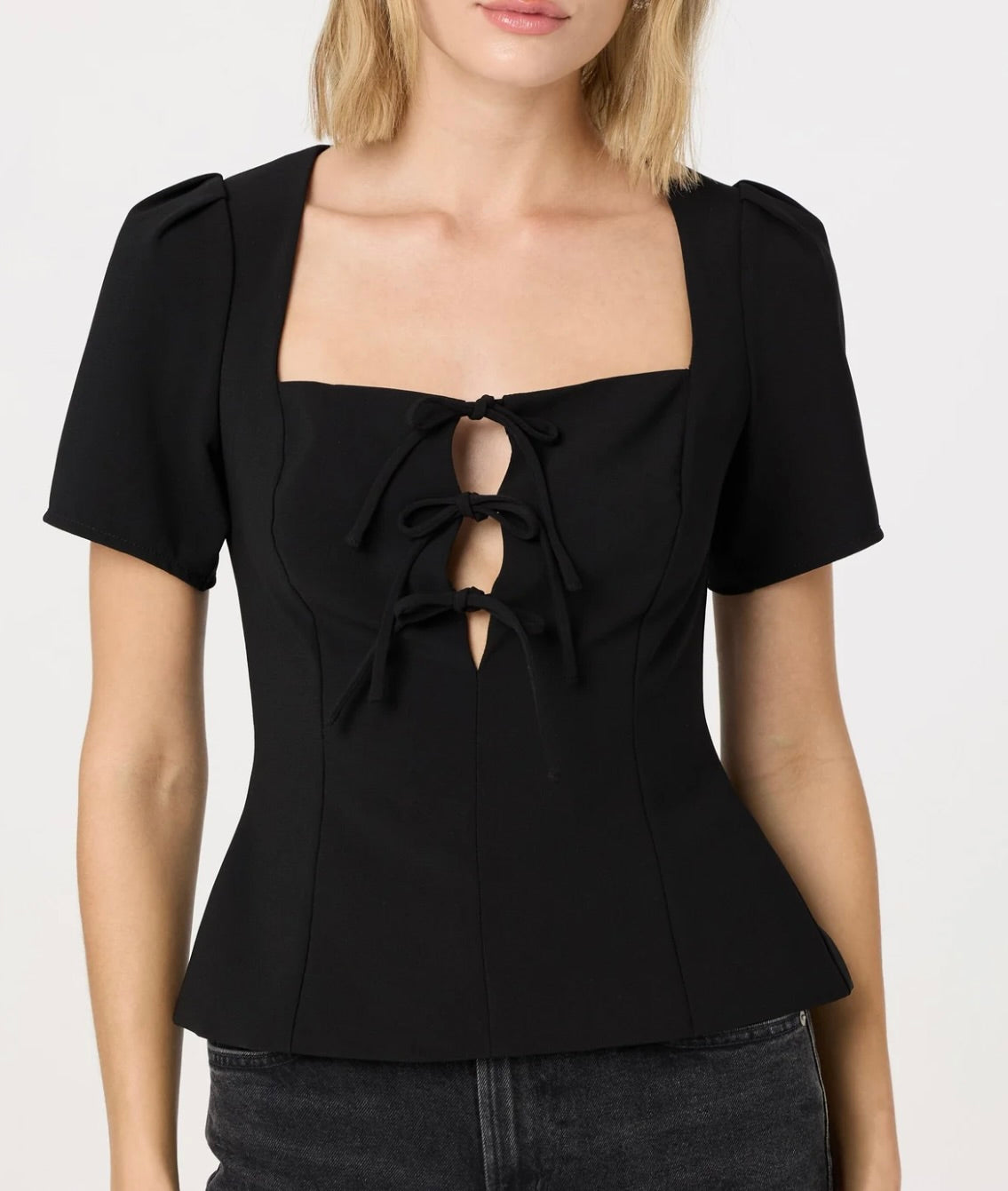 Torie Tie-Front Top by Sierra Deene