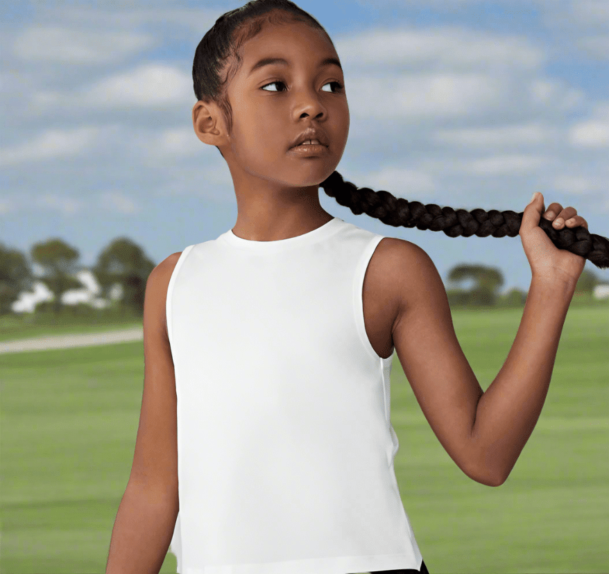 Girls Cut Out Tank by Putter Girl