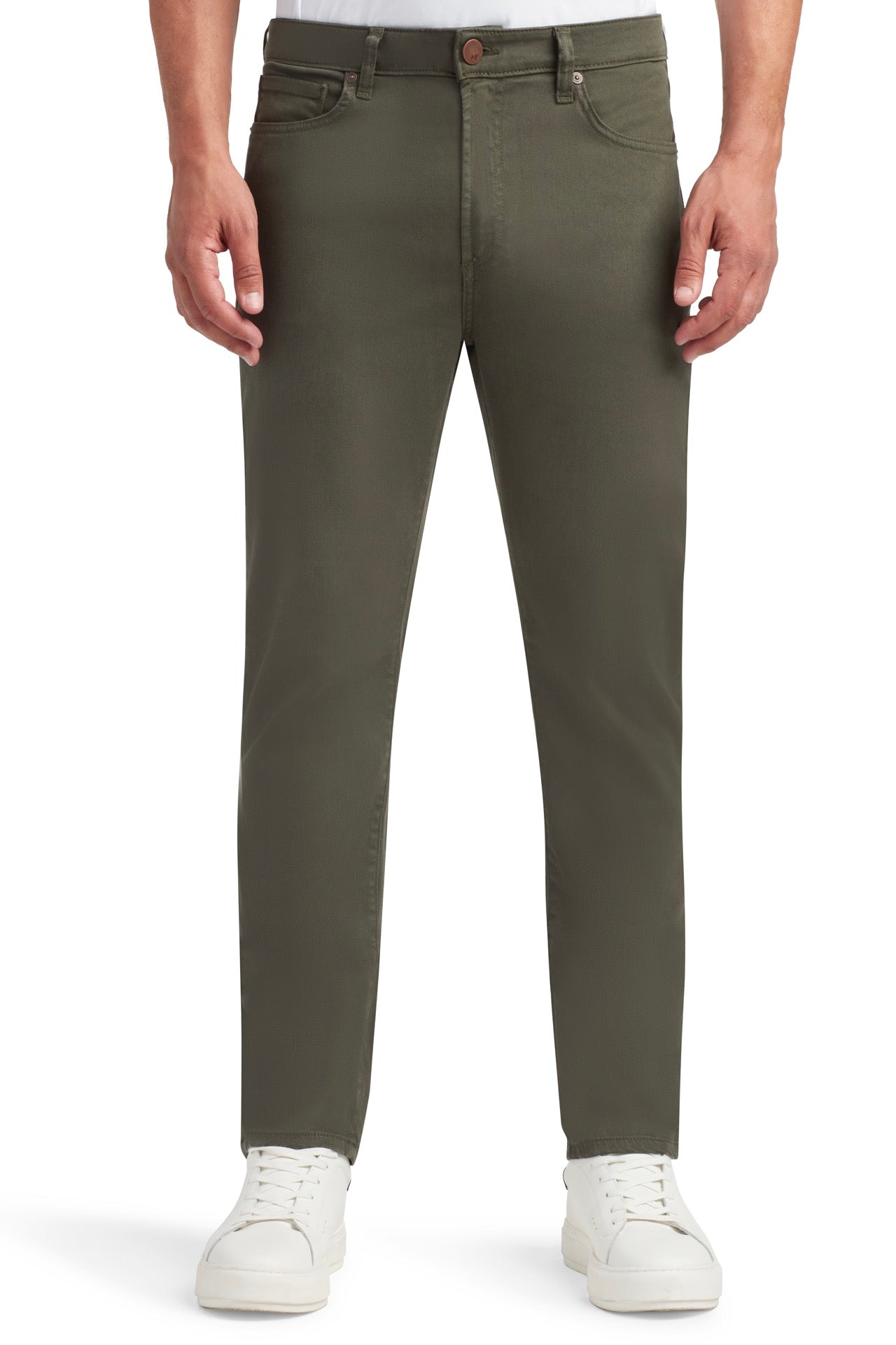 Brando Parisian Luxe Army Stretch Slim Jean by MONFRERE