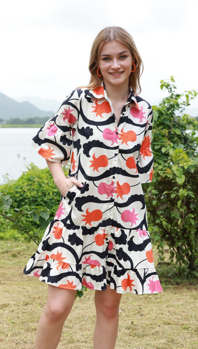 KAZAKH TULIPS ZARA Dress by Maude Vivante