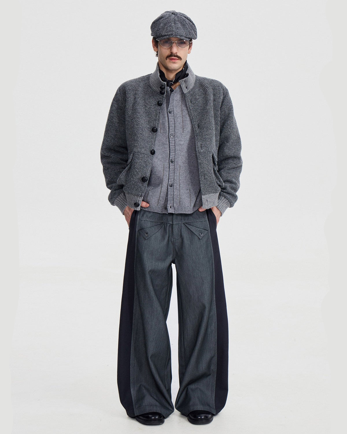 Wool Decon Structed Pants by OFFCULTURE