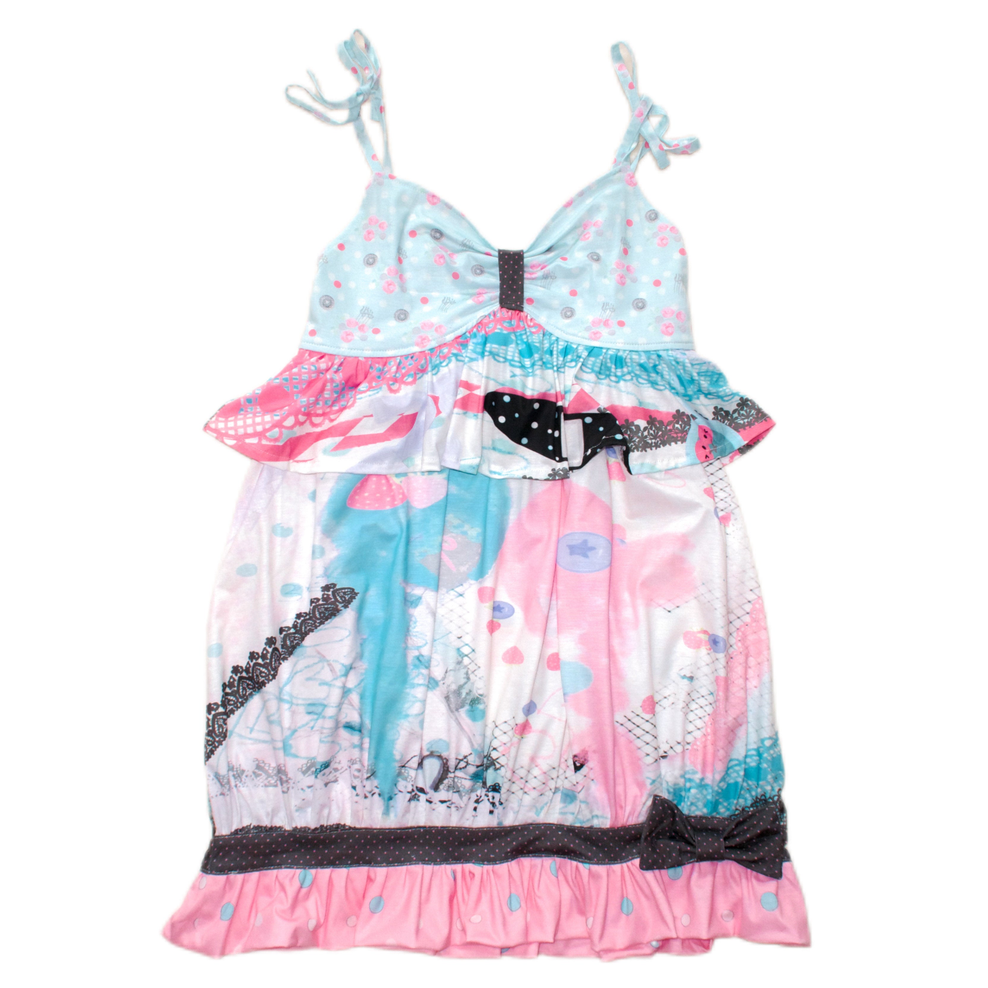 Strawberry Blueberry Mini Dress - YJM with biubiu by Land Decora