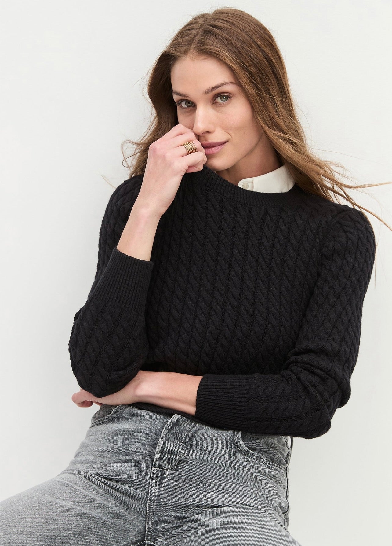 Favorite Daughter The Feel Good Sweater in Black by Sierra Deene