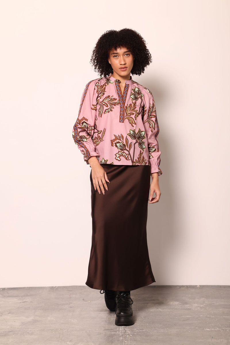 FLORAL MOTIFS ASHLEY TOP by Maude Vivante