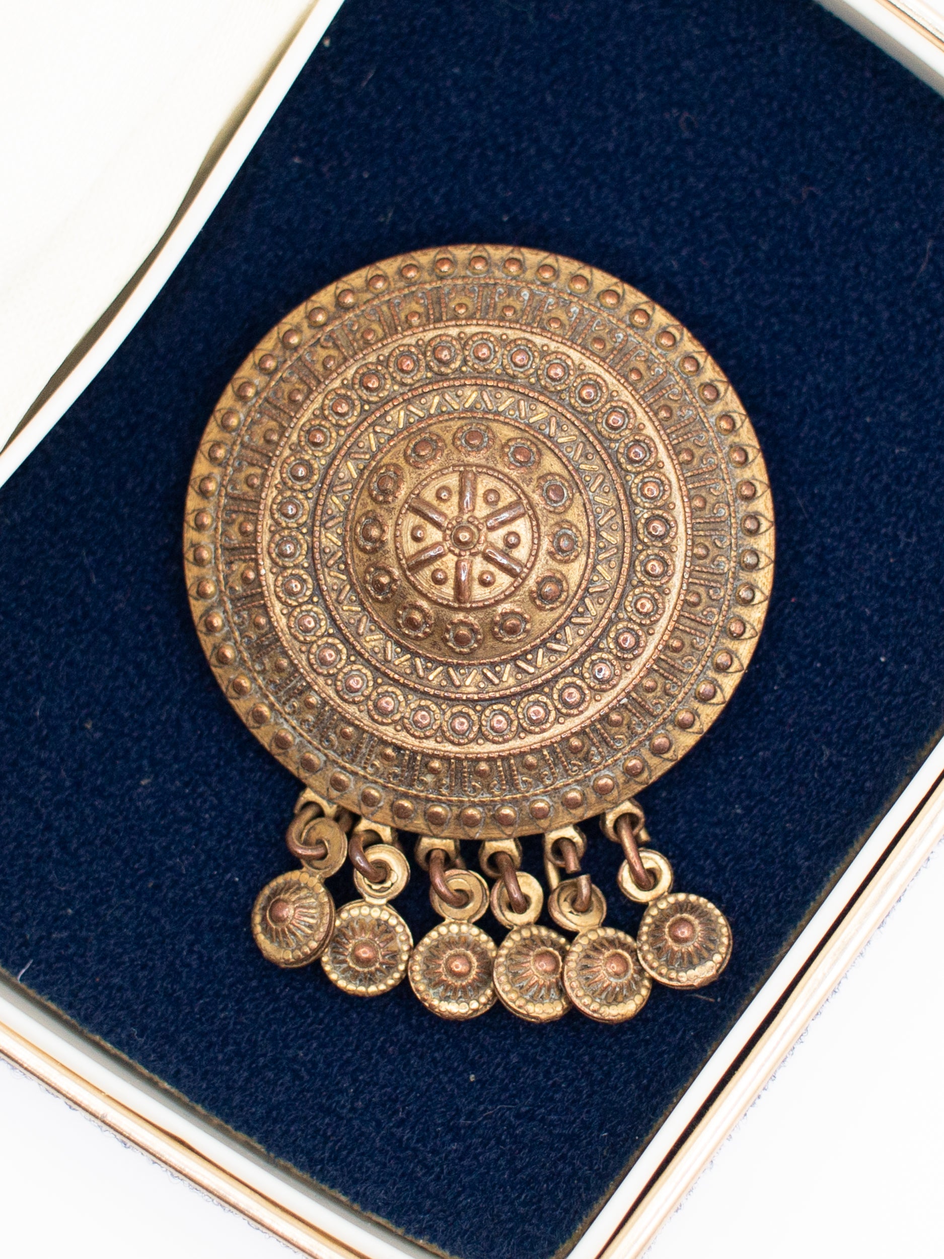 Vintage 60's West Germany Ethnic Boho Brooch by Northern Grip