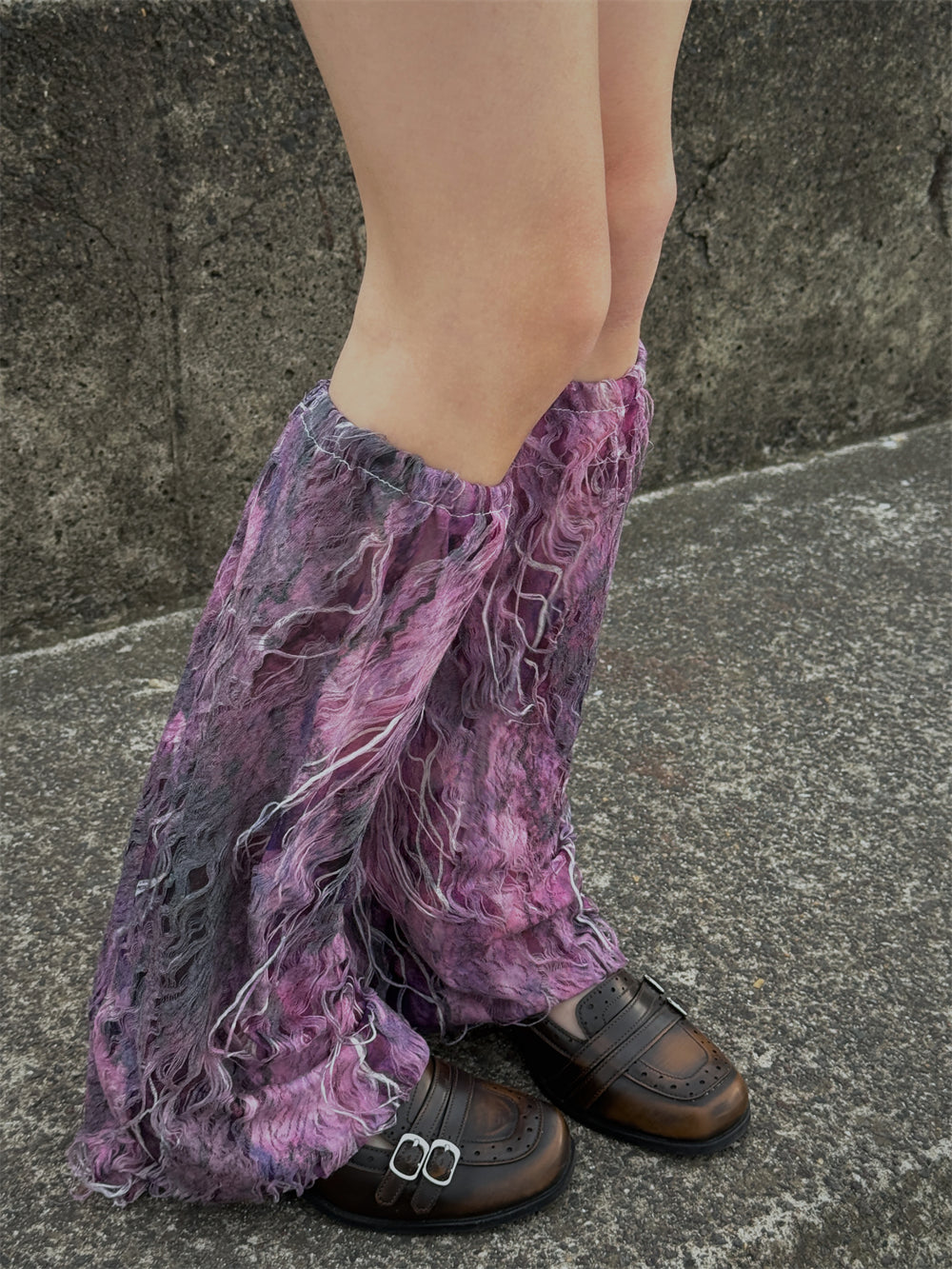 Y2K Distressed Hole Leg Warmers - LET ME SEE by Land Decora
