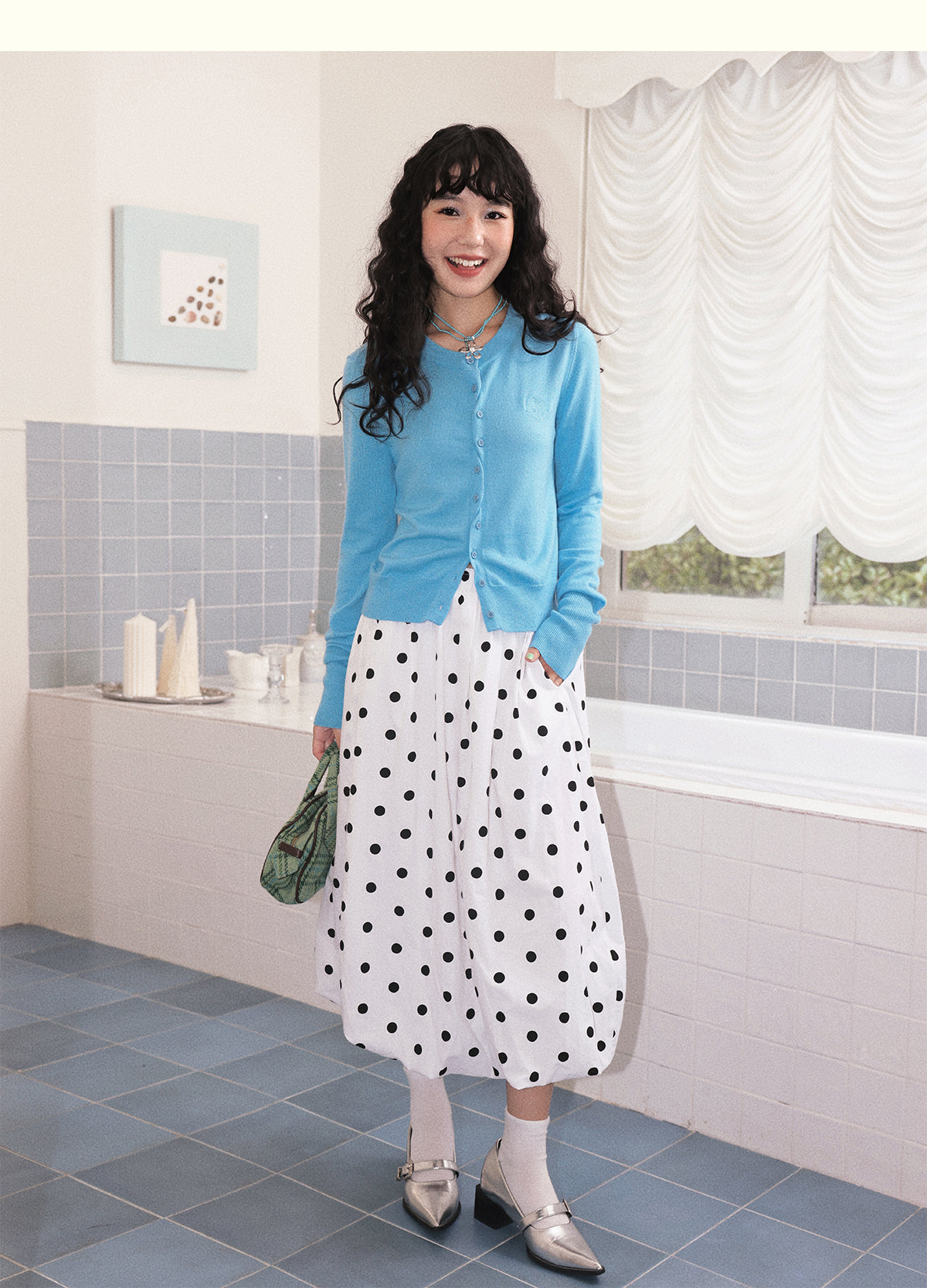 Slim Fit Knit Cardigan Sweater Early Autumn - Chemical Girl by Land Decora