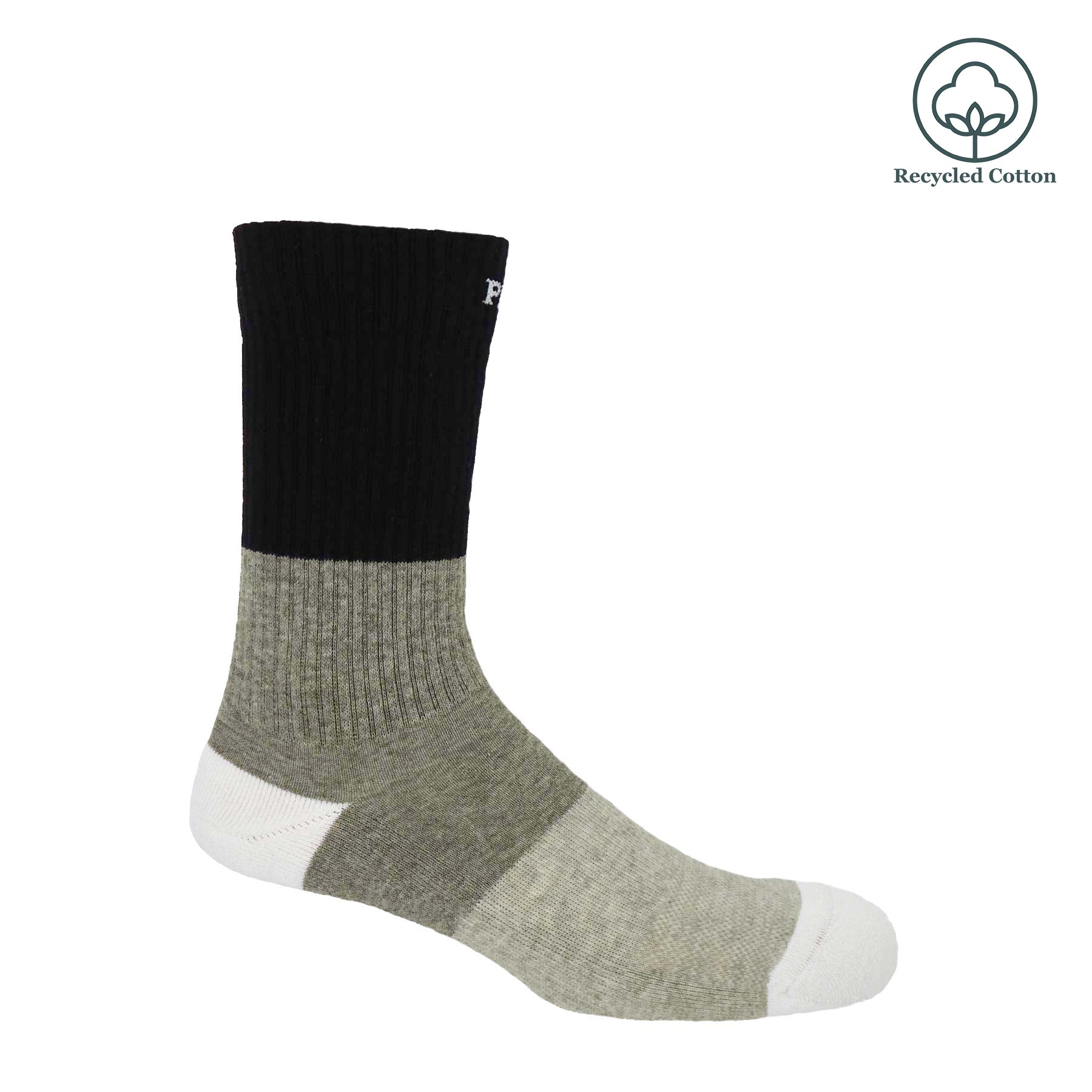 Recycled Men's Sport Socks - Black by Peper Harow
