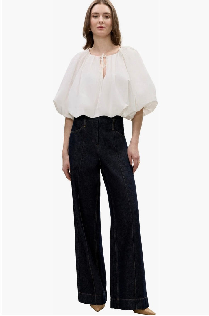 Rebecca Taylor Gabrielle Denim Pant by Sierra Deene