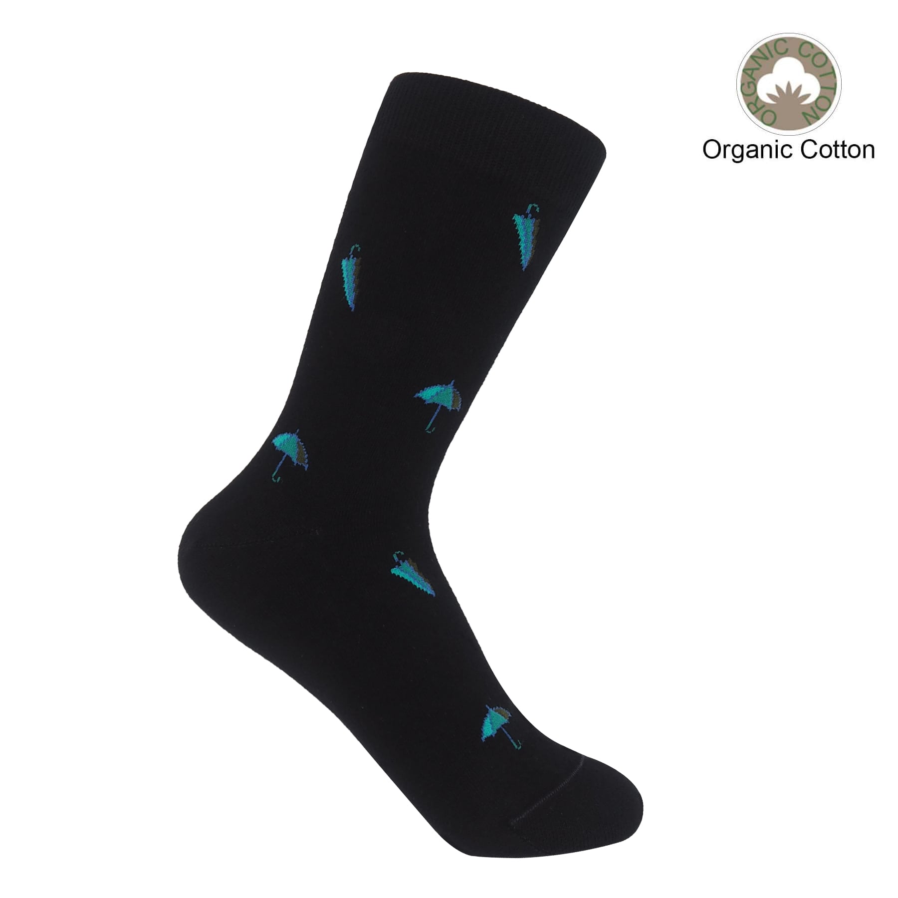Umbrella Women's Socks - Black by Peper Harow