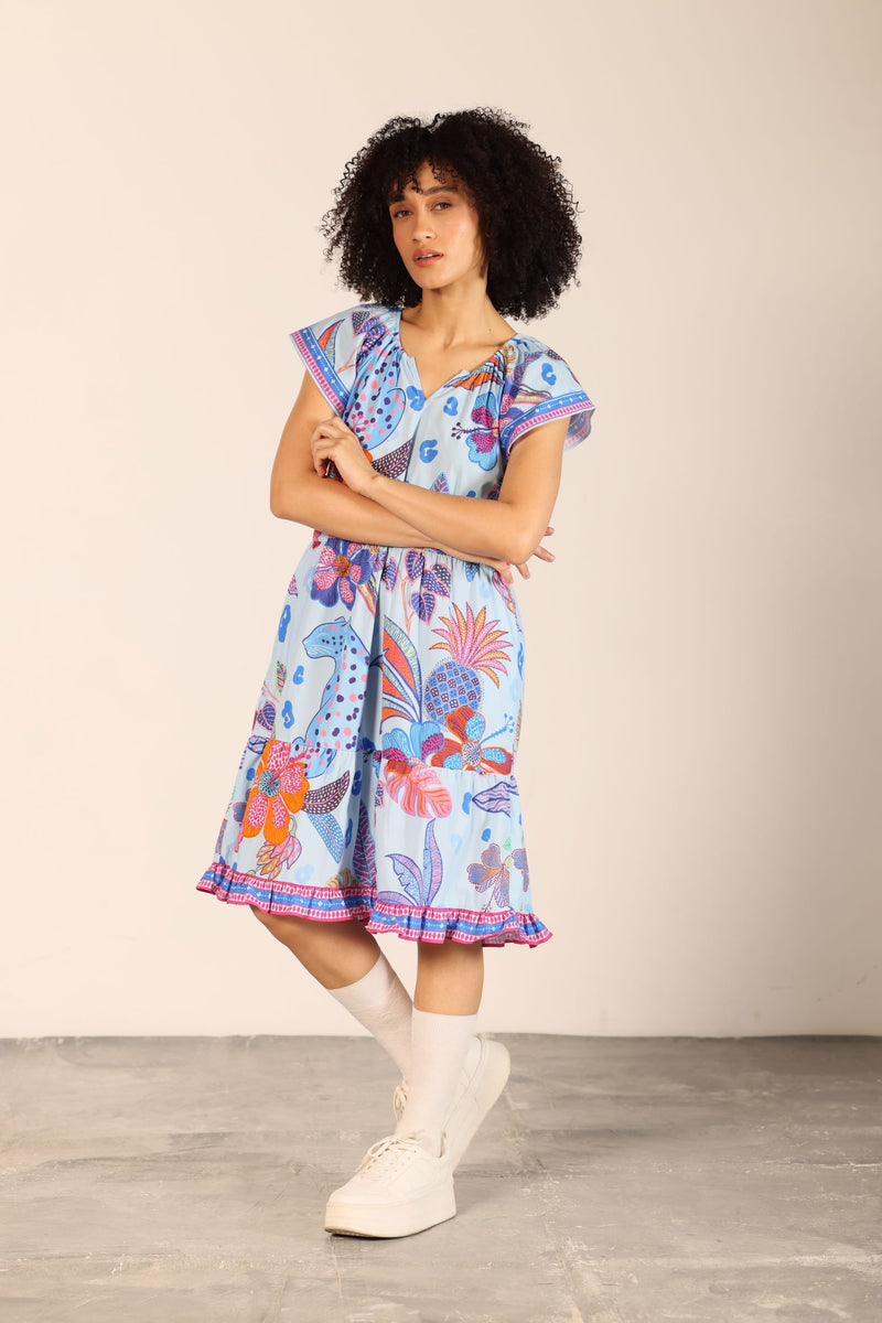 AZURE SAFARI CHLOE DRESS by Maude Vivante