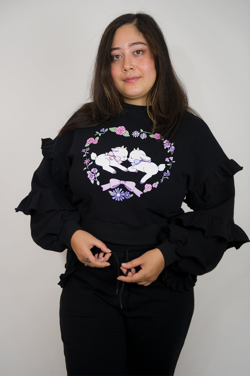 Enchanting Goats Sweatshirt by Miss Candyholic