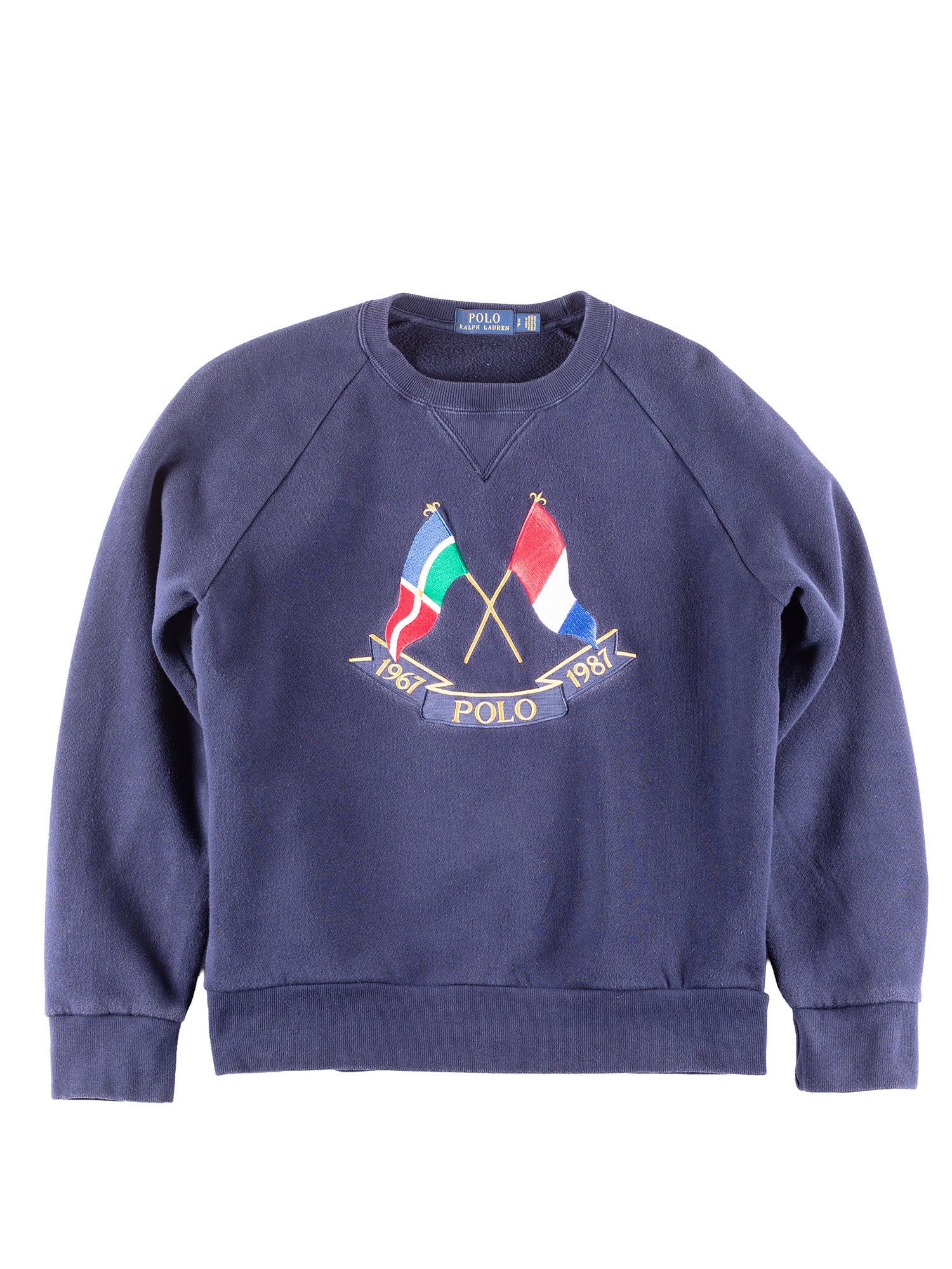 Vintage 00's Men Ralph Lauren Sweatshirt in Blue by Northern Grip