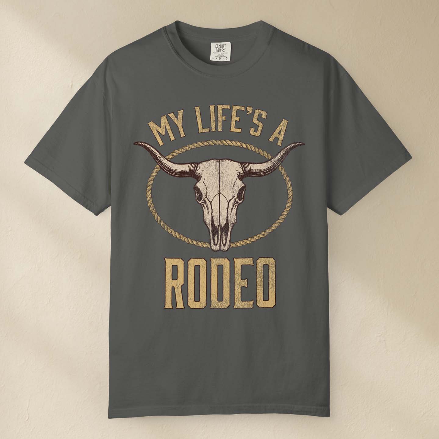 My Life's a Rodeo Vintage Western T-Shirt by DILLO Outfitters