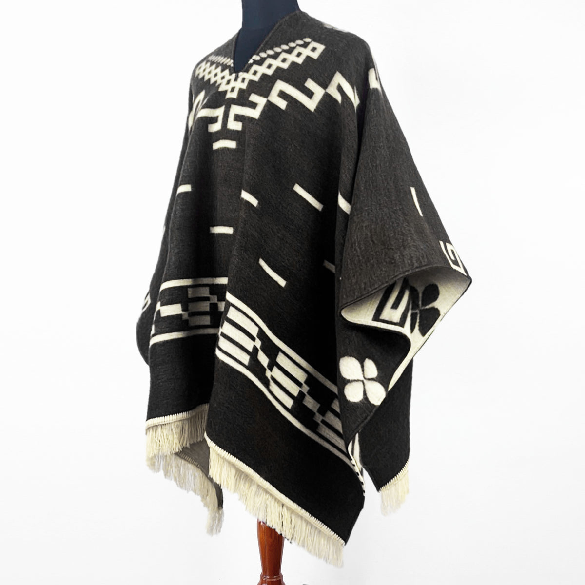 Clint Eastwood Poncho cowboy Serape replica handmade of Alpaca wool Un by ECUALAMA