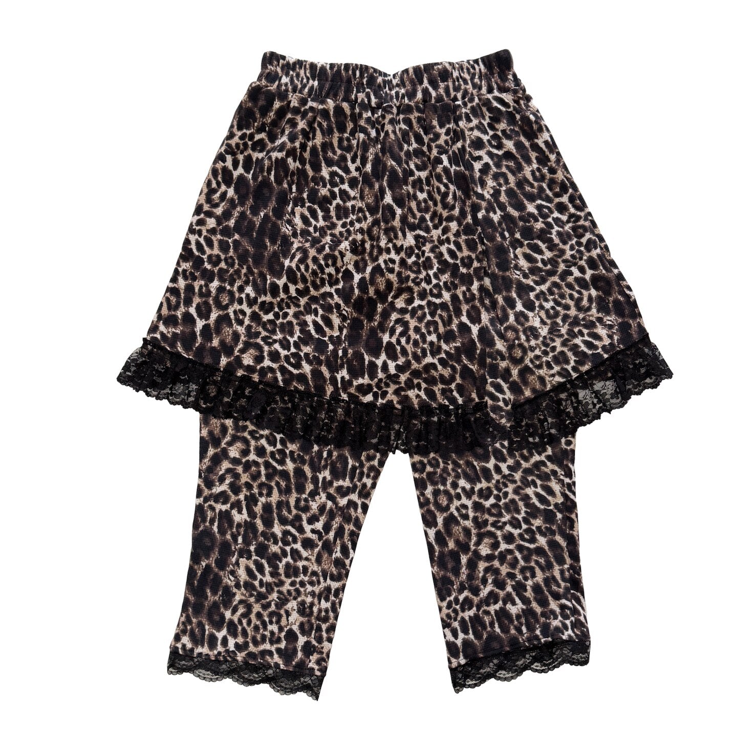 Y2K Leopard Capri Pants - bunnybunnygun by Land Decora
