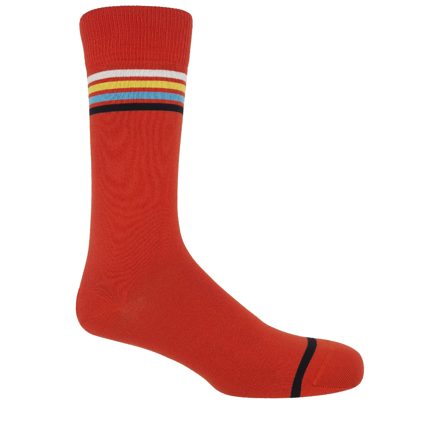Mix Tape Men's Socks - Orange by Peper Harow