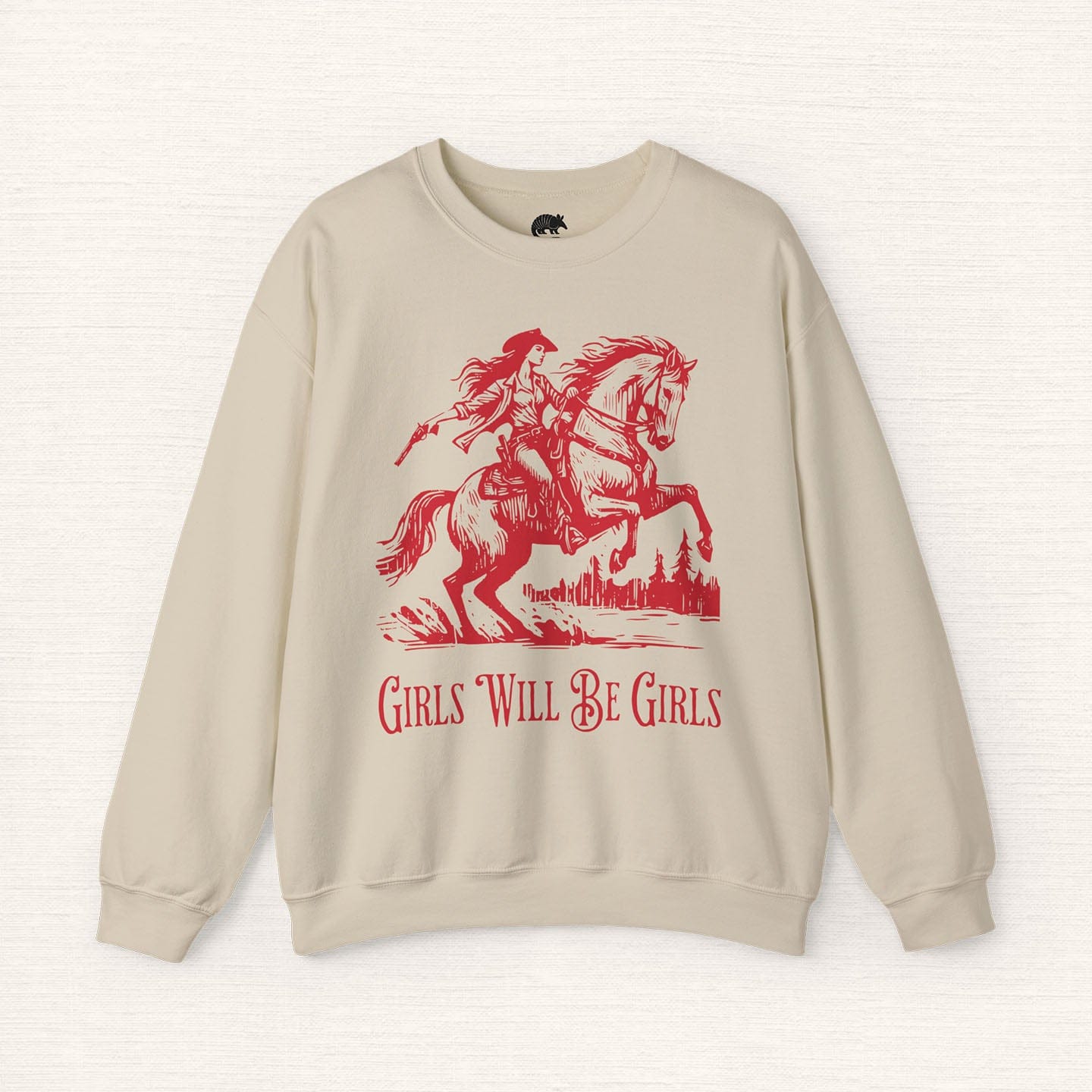 Girls Will Be Girls Cowgirl Sweatshirt by DILLO Outfitters