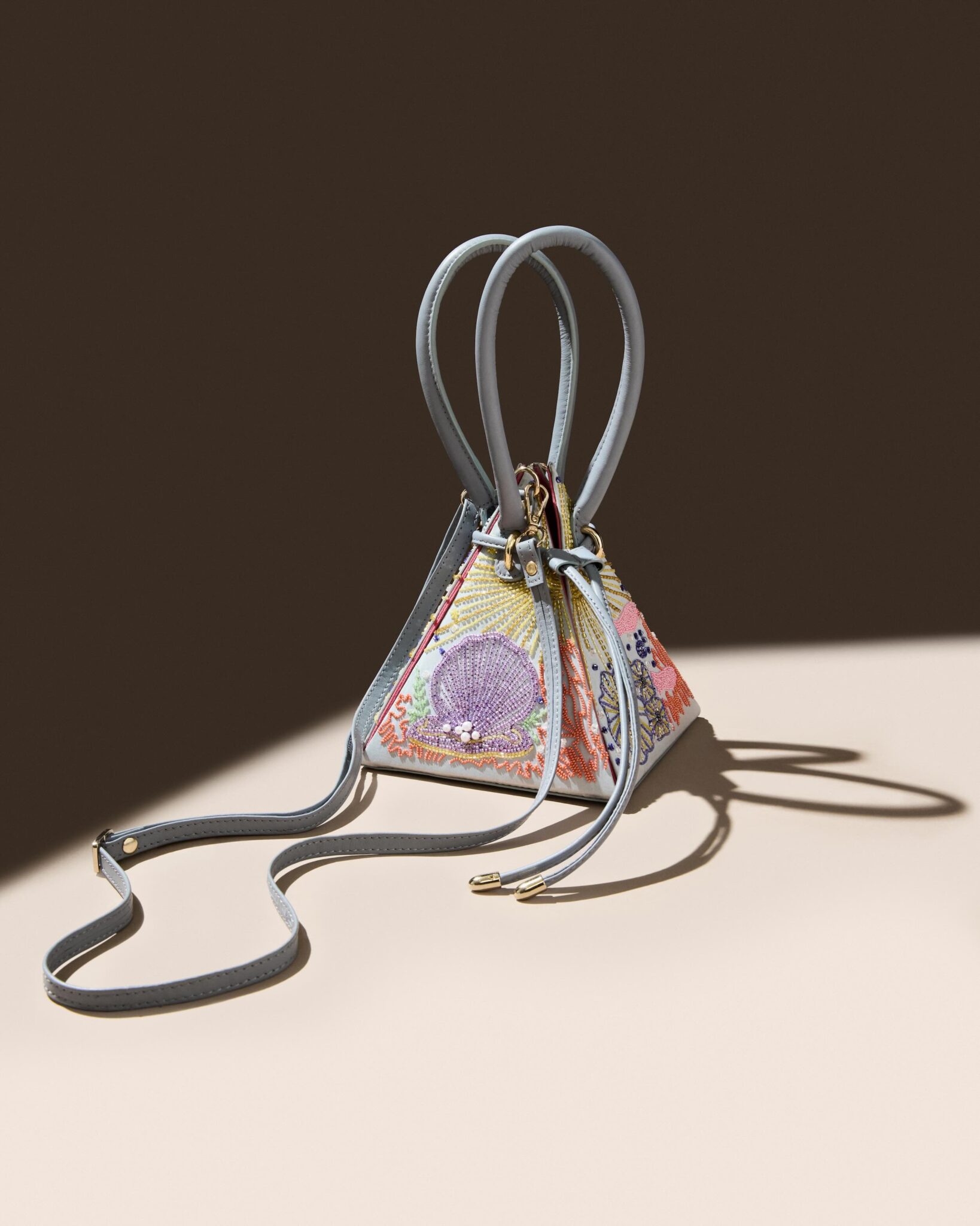 The Oceana Pyramid Bag – Elegant Ocean-Inspired Design by Songs of Siren