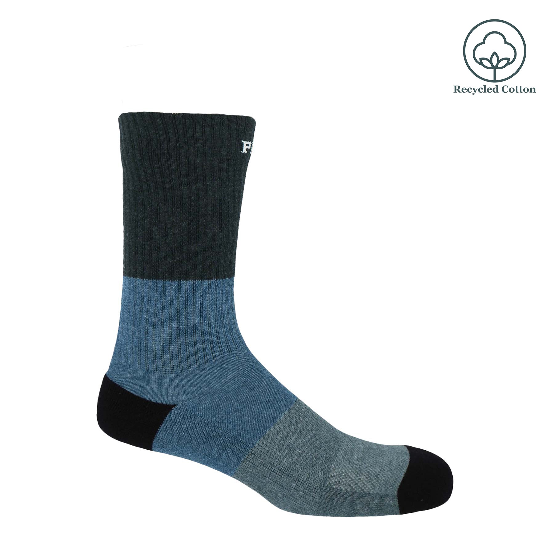 Recycled Men's Sport Socks - Navy by Peper Harow