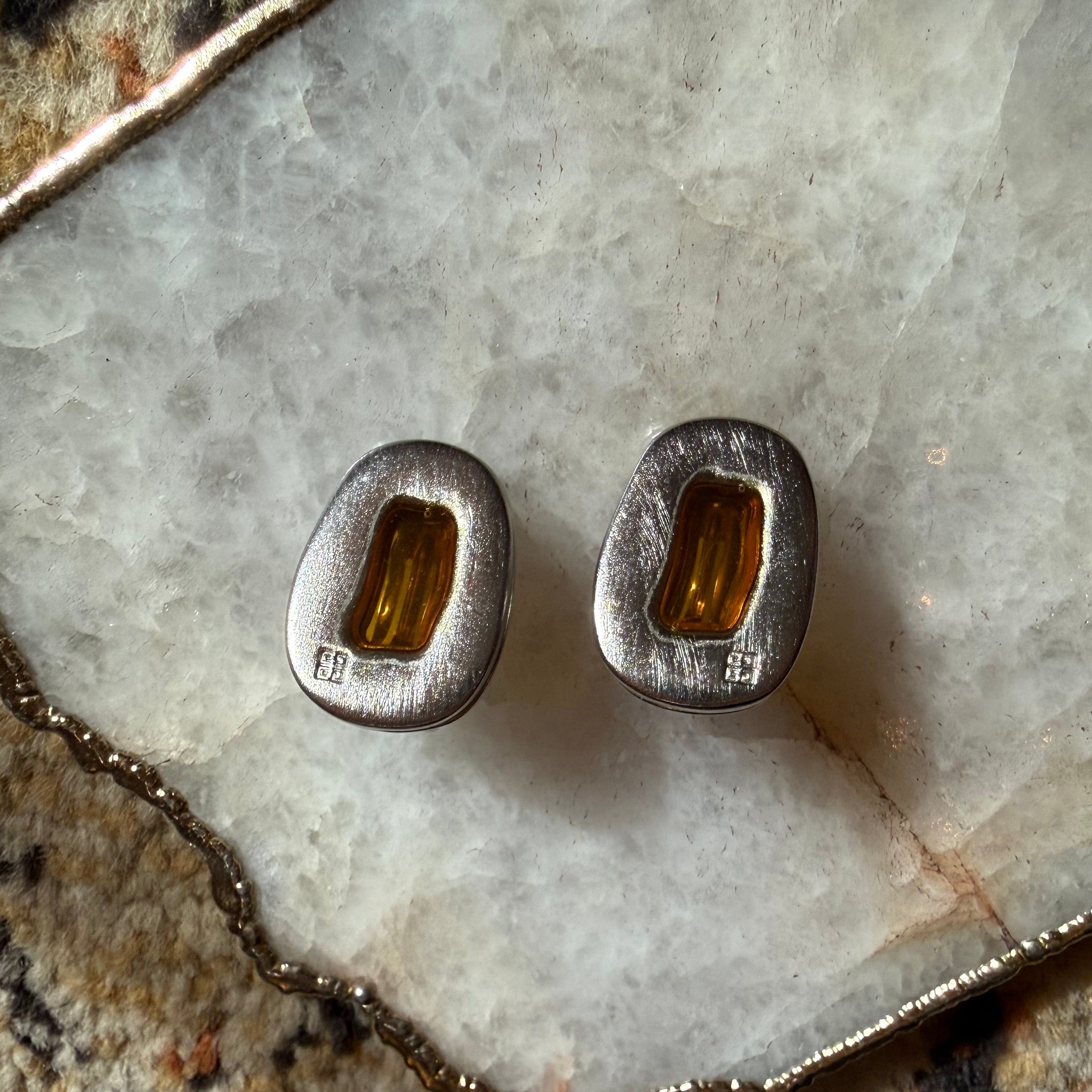 Givenchy Vintage Resin Earrings by The Vintage New Yorker