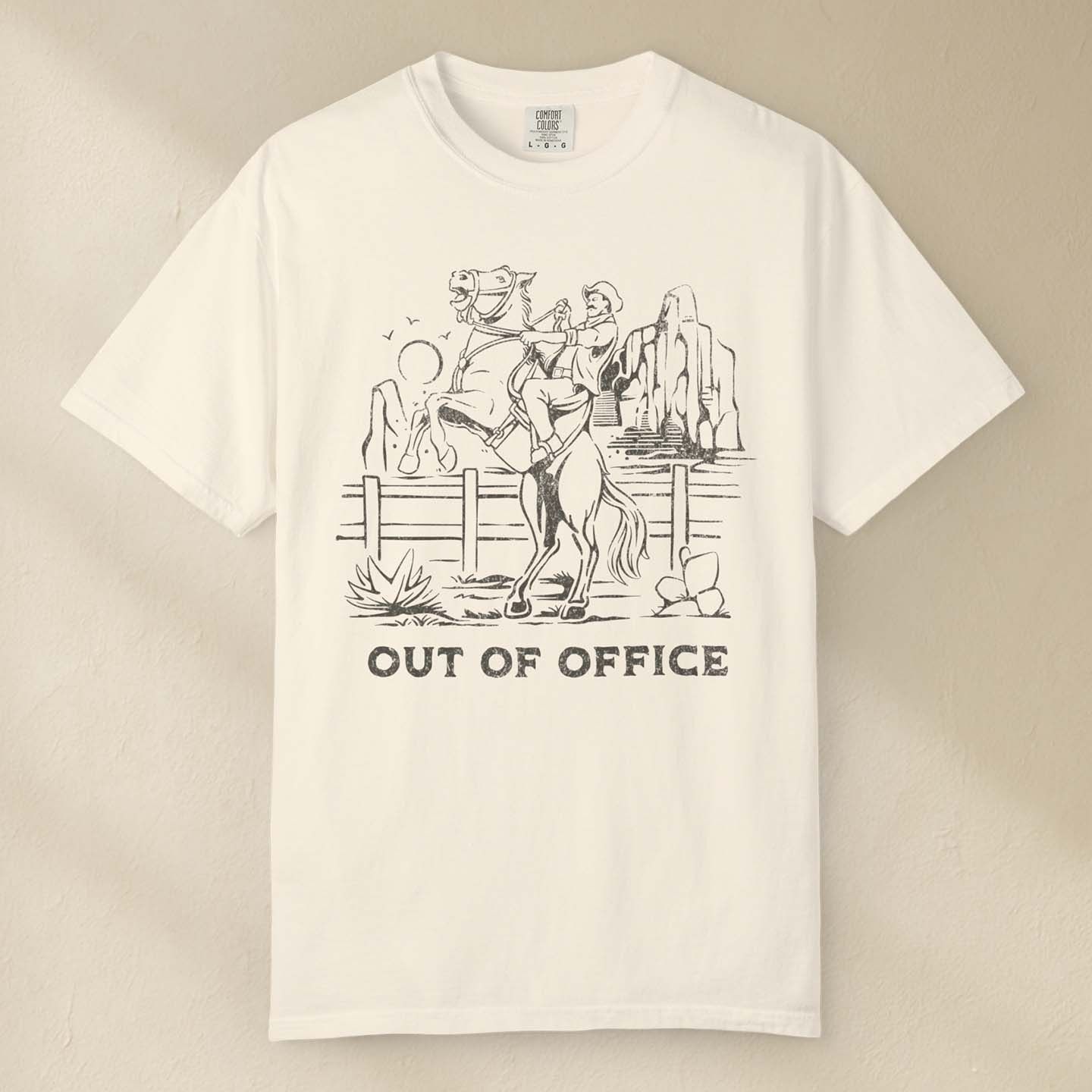 Out of Office Cowboy T-Shirt by DILLO Outfitters