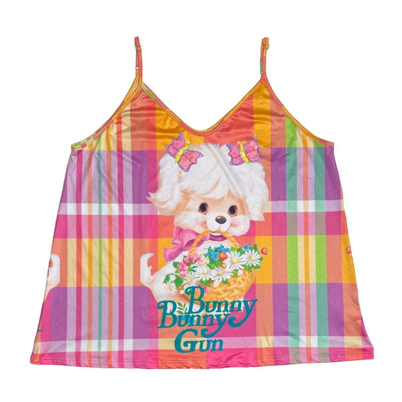 bunnybunnygun Decora Kei Summer Layered Adjustable Strap Tank Top by Land Decora