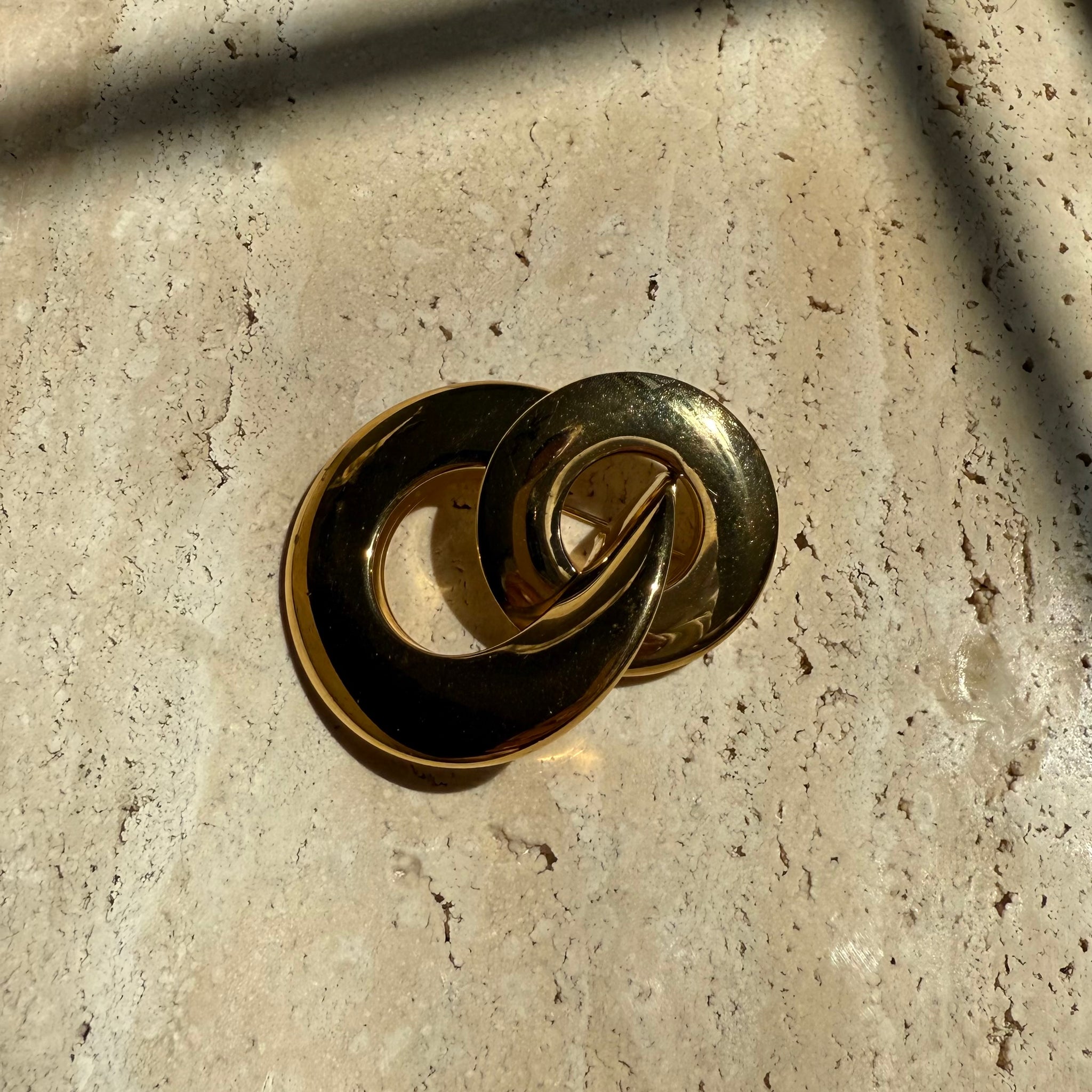 Dior Vintage Large Circle Brooch by The Vintage New Yorker