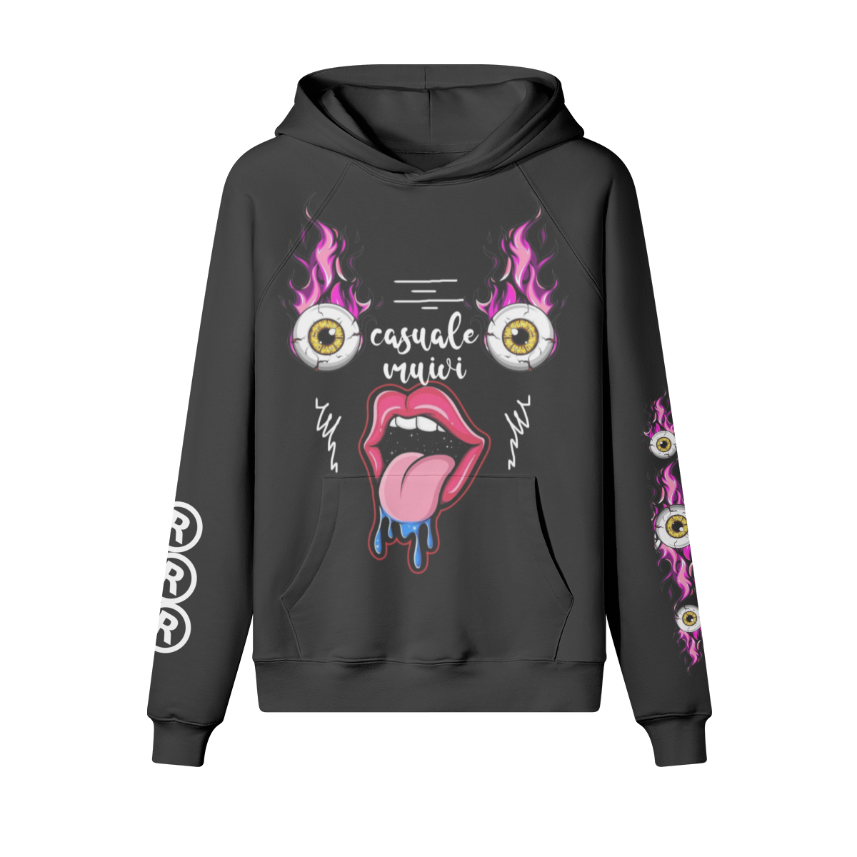 Lethal Tongue Hoodie by Casuale Muivi