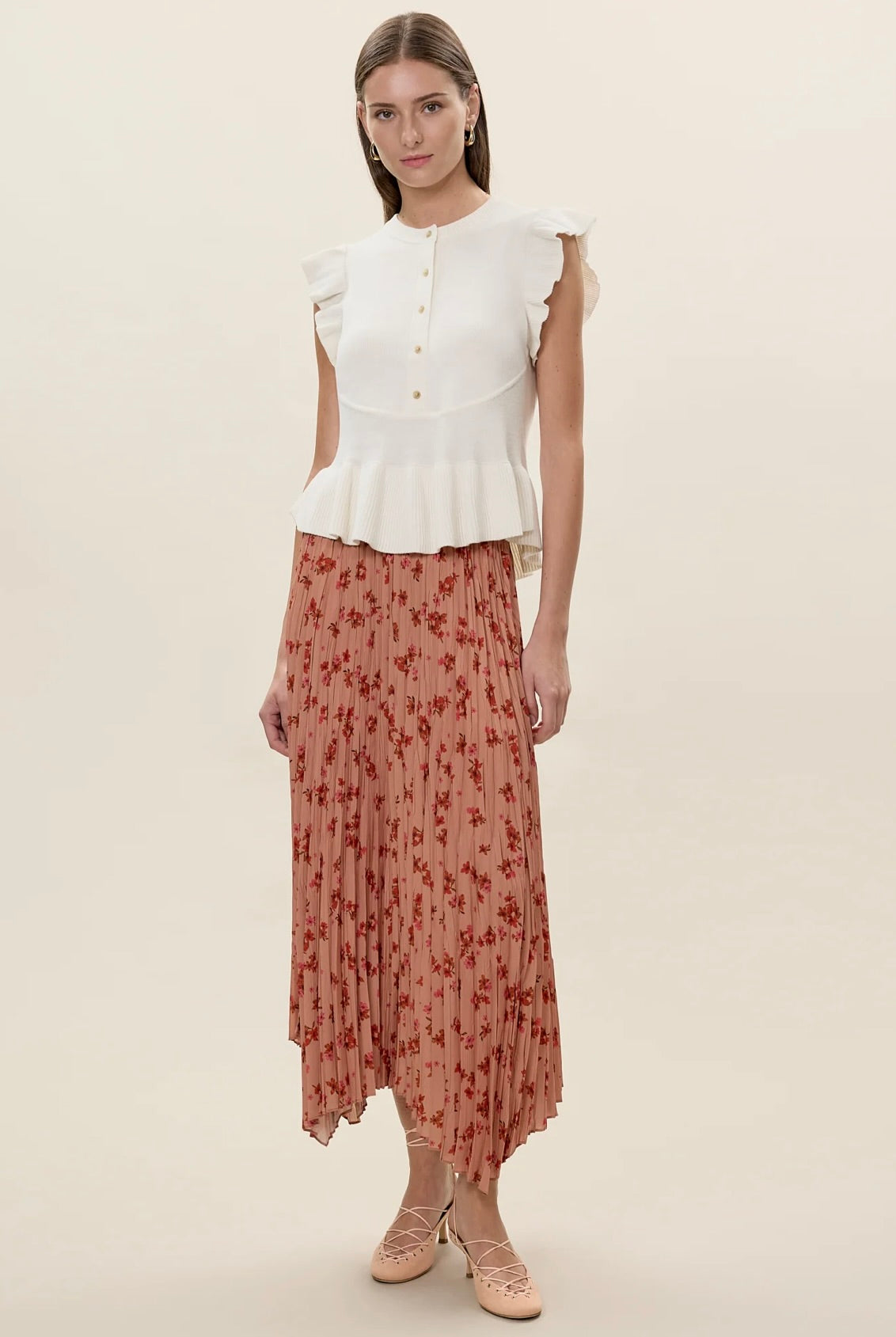 Celeste Pleated Skirt by Sierra Deene