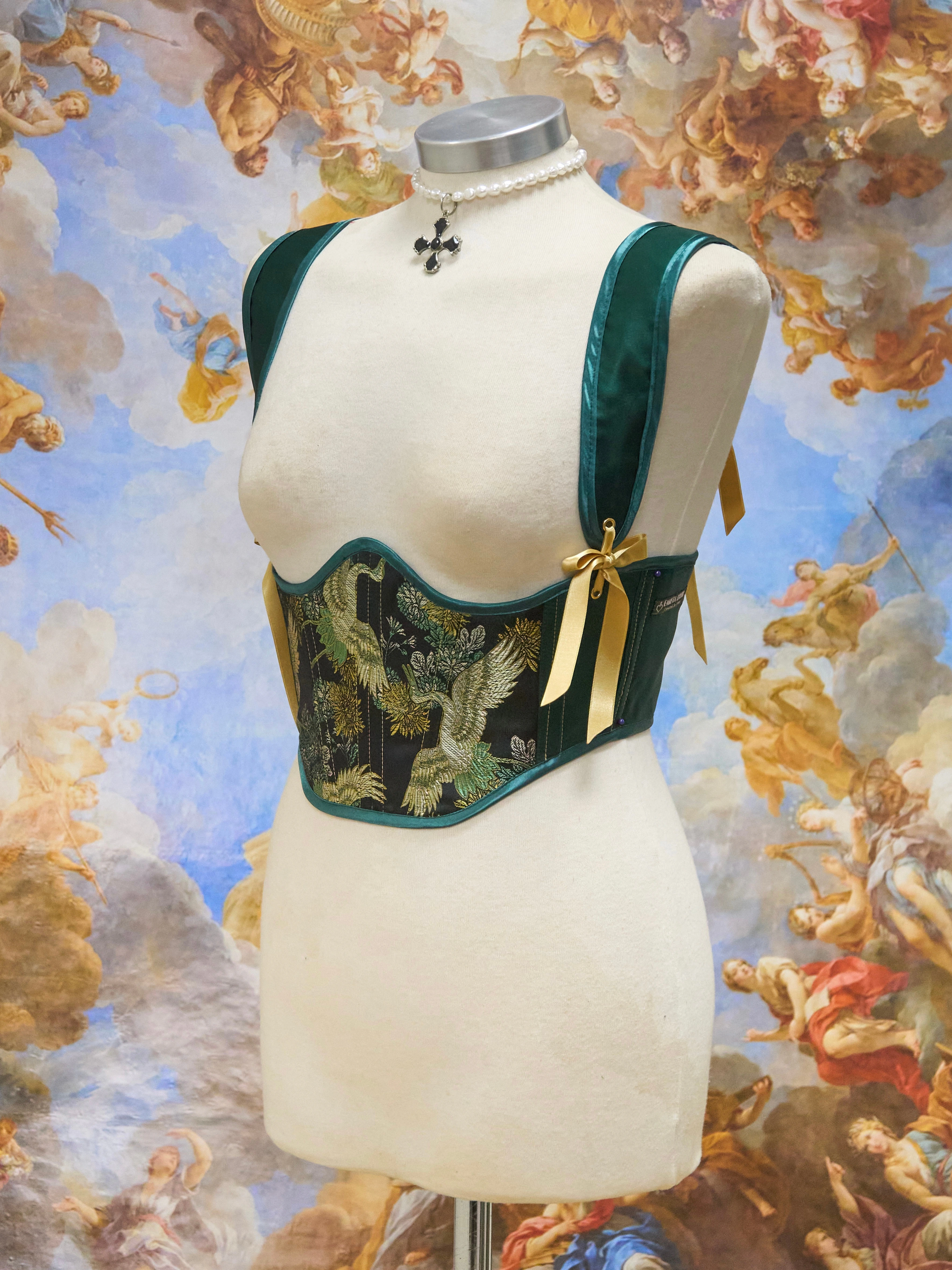Egretta underbust corset by Emjota Studio