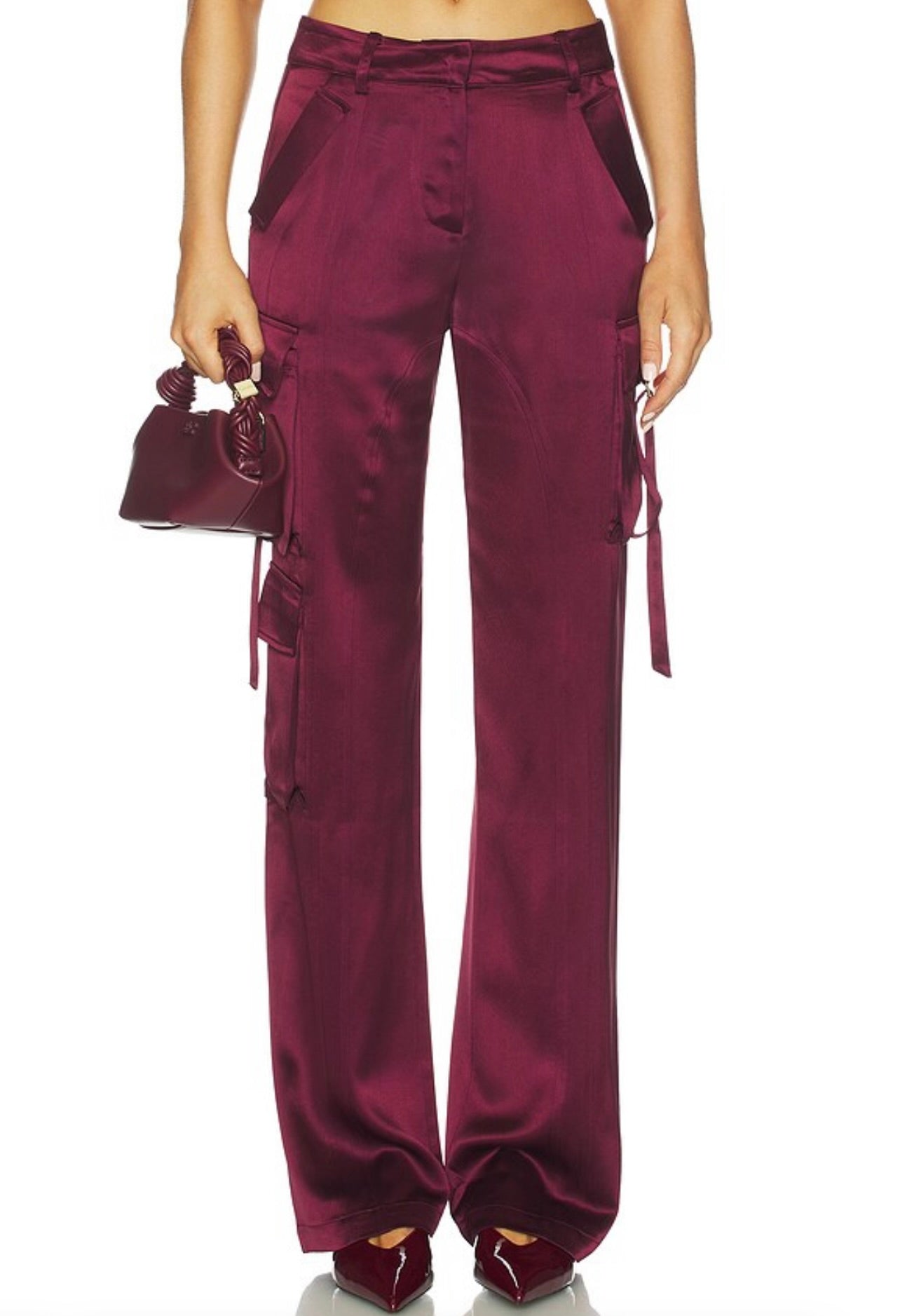 Retrofete Andre Pants in Port by Sierra Deene