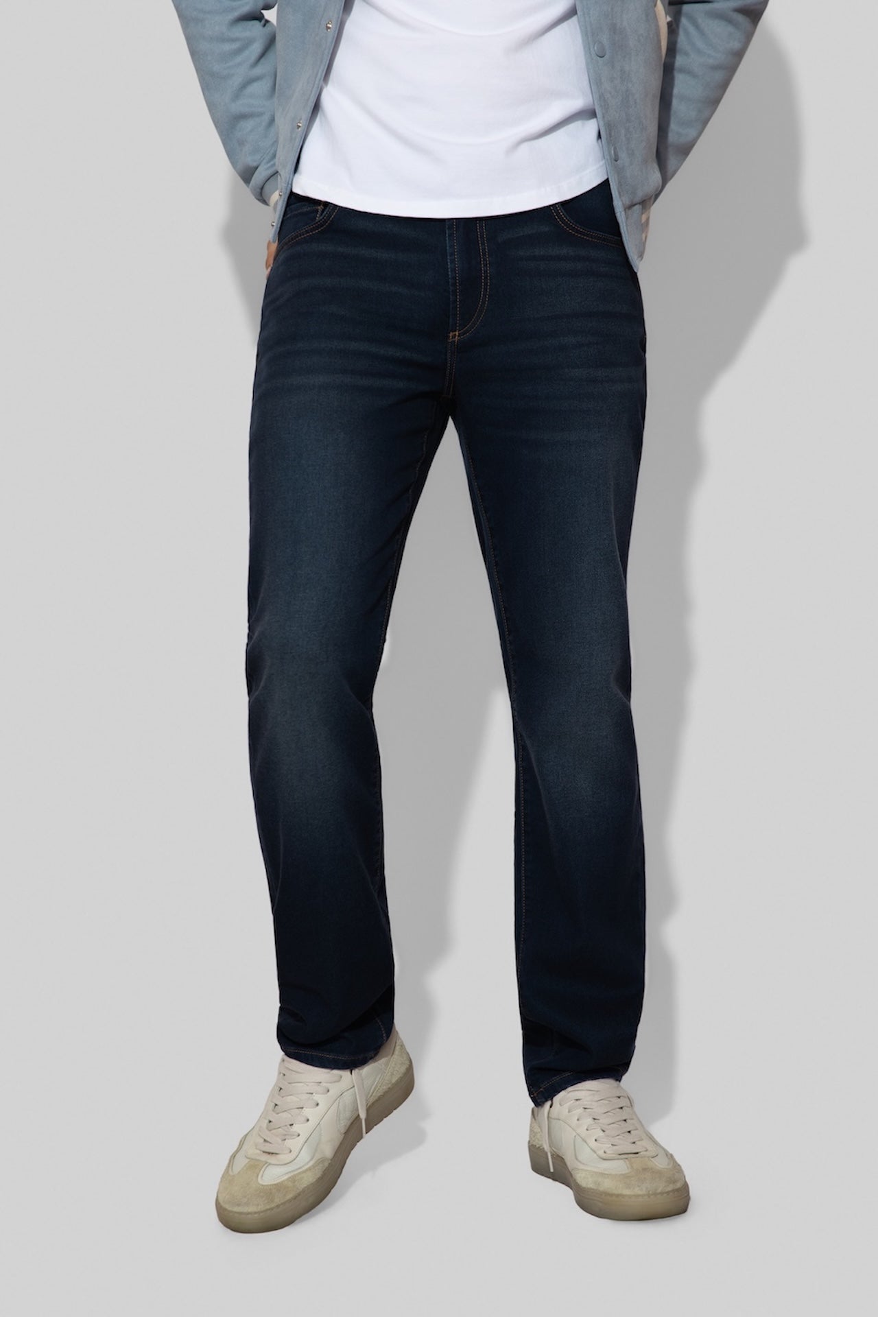 Brando French Terry Wrangler Stretch Slim Jean by MONFRERE